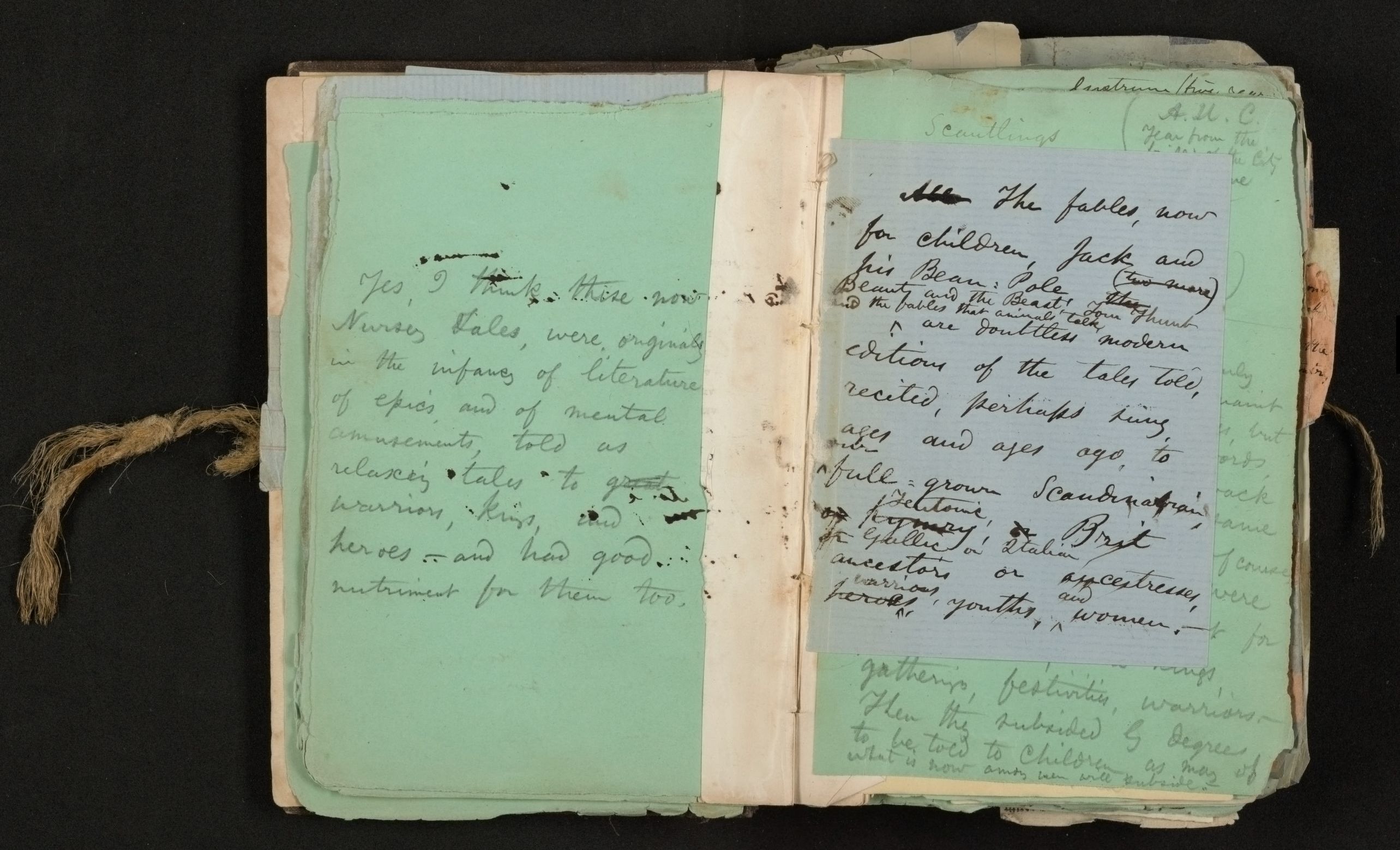 Scanned image of the current content page
