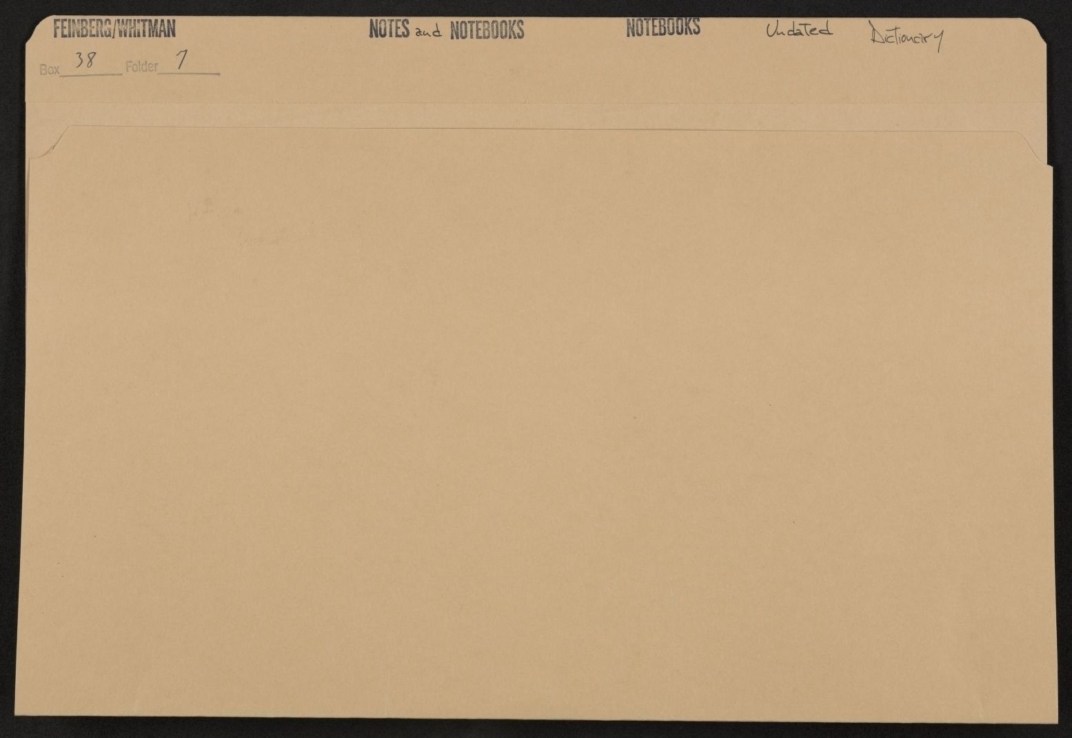 Scanned image of the current content page
