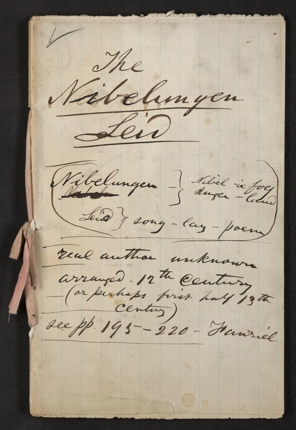 Scanned image of the current content page