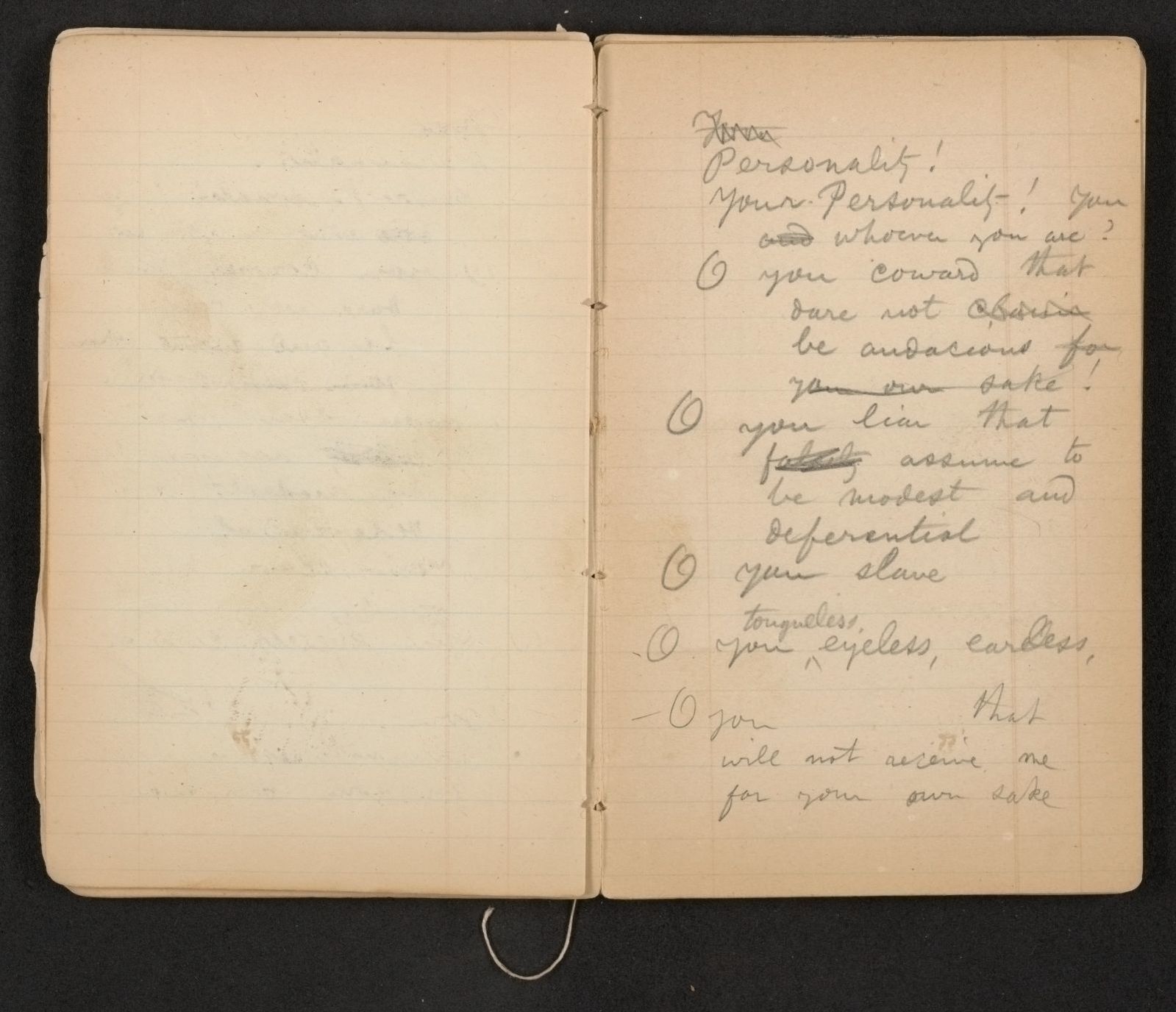 Scanned image of the current content page