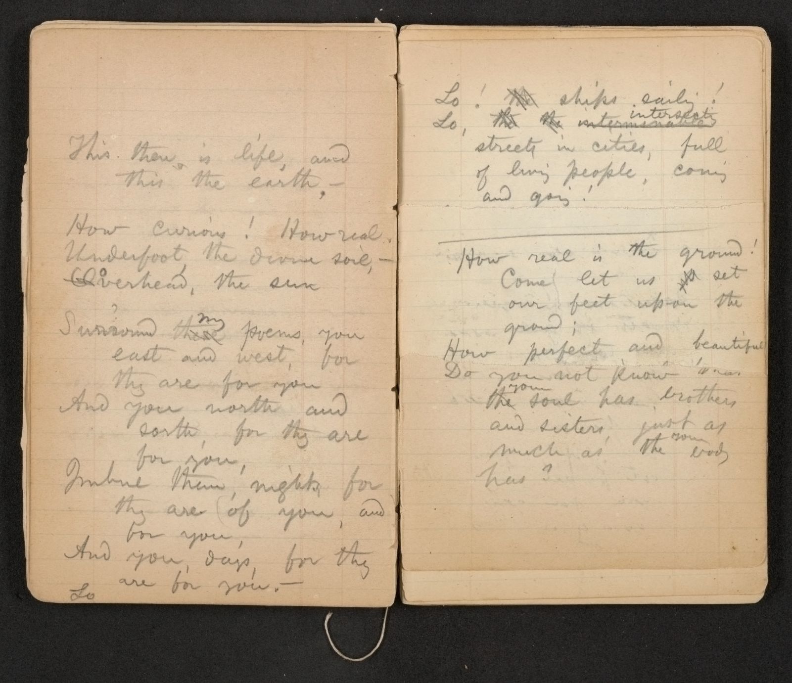 Scanned image of the current content page