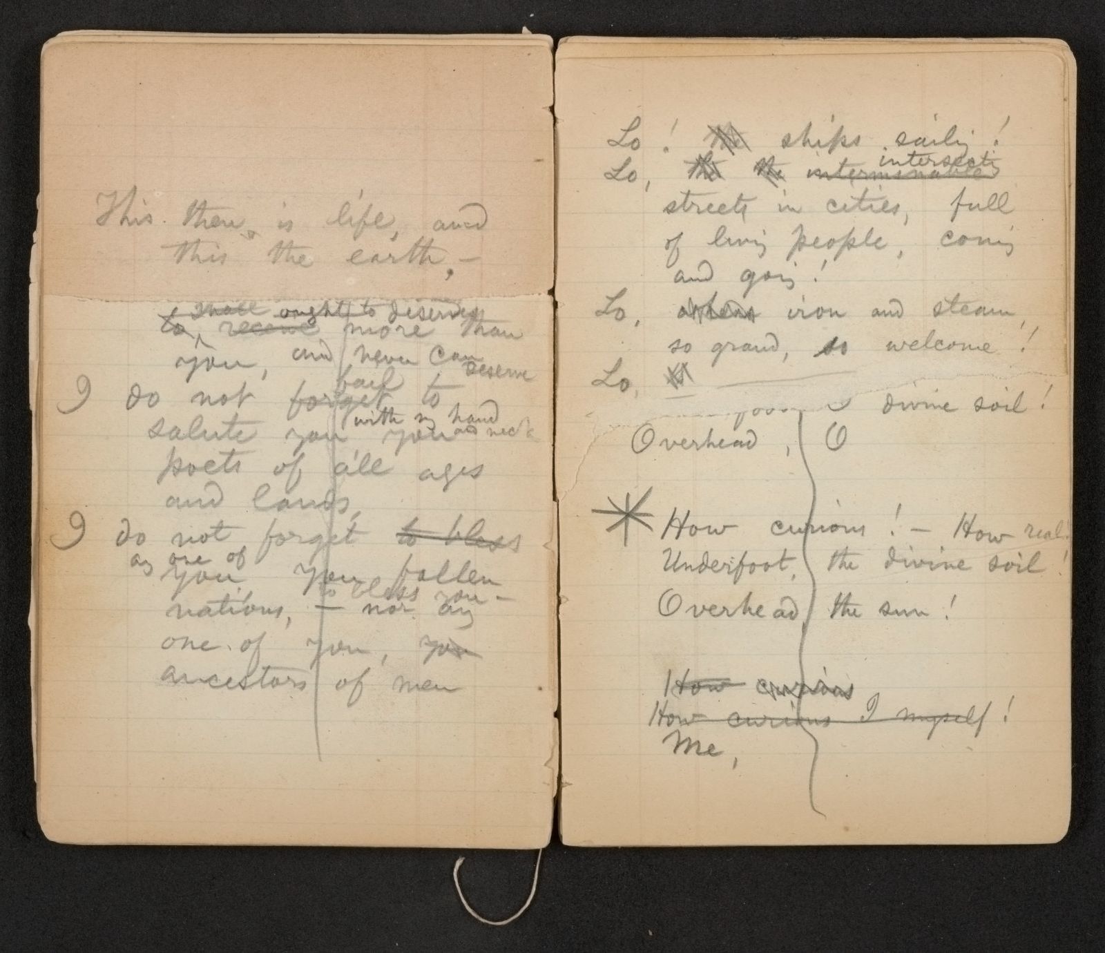 Scanned image of the current content page