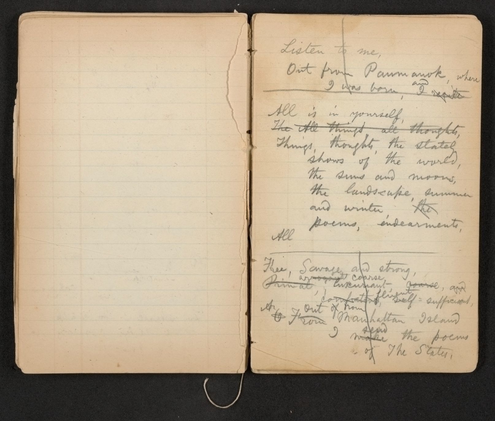 Scanned image of the current content page