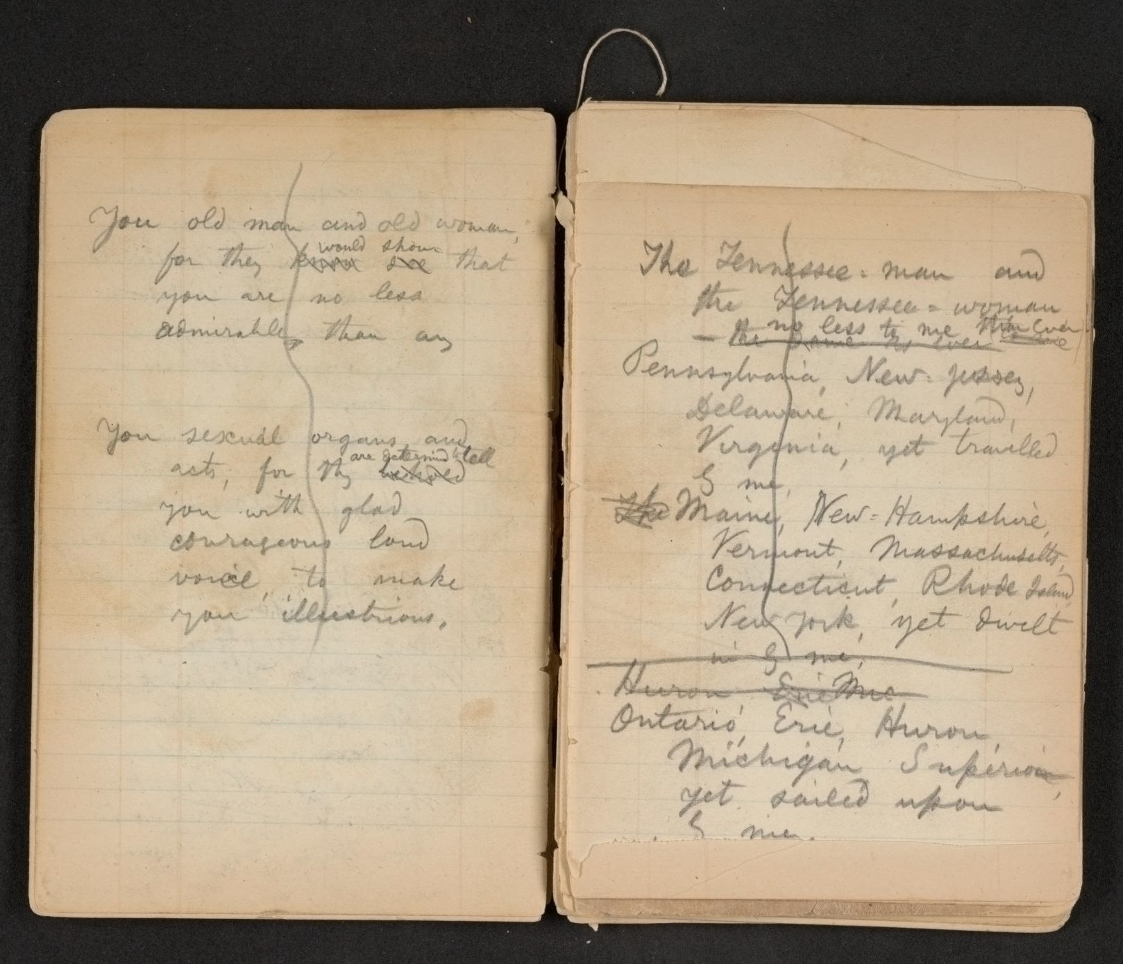 Scanned image of the current content page