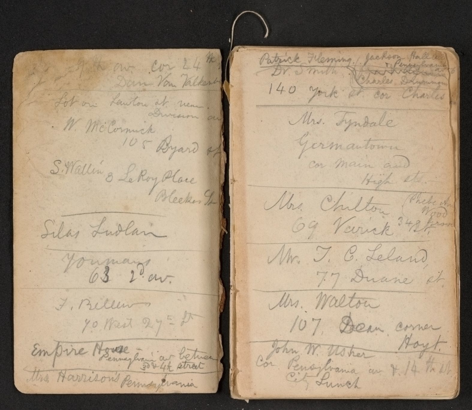 Scanned image of the current content page