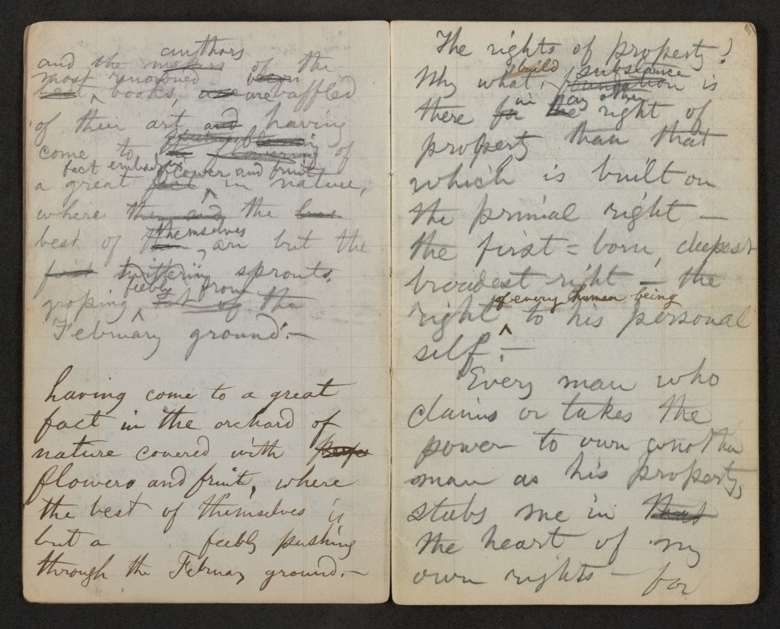 Scanned image of the current content page