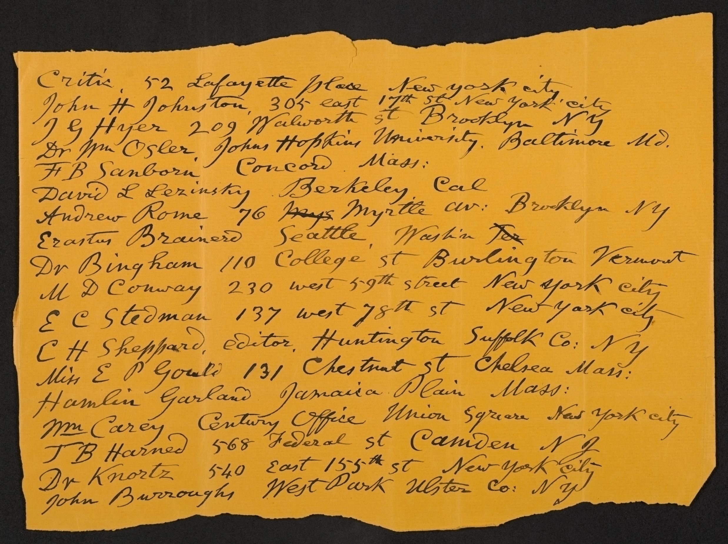 Scanned image of the current content page