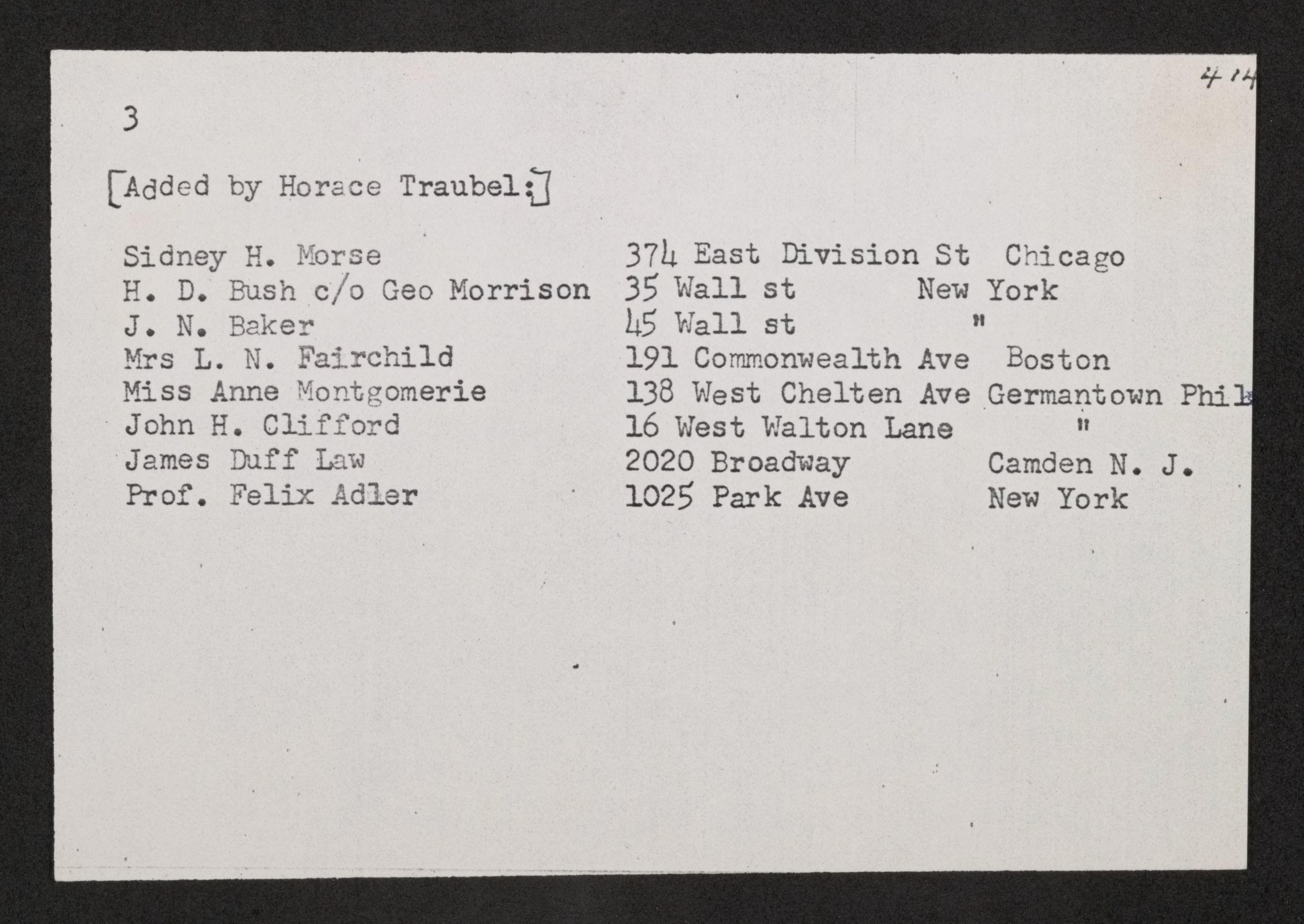 Scanned image of the current content page