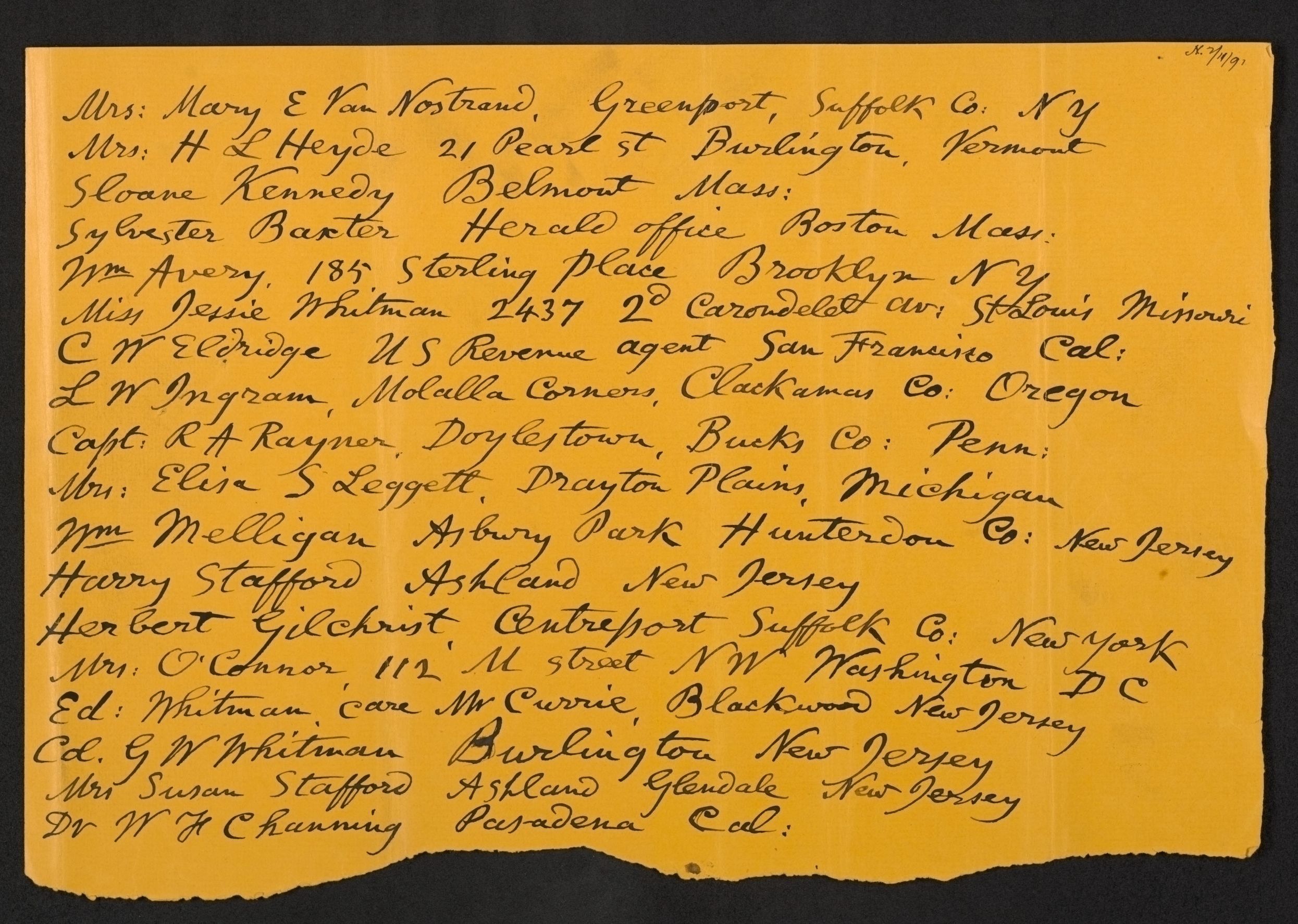 Scanned image of the current content page