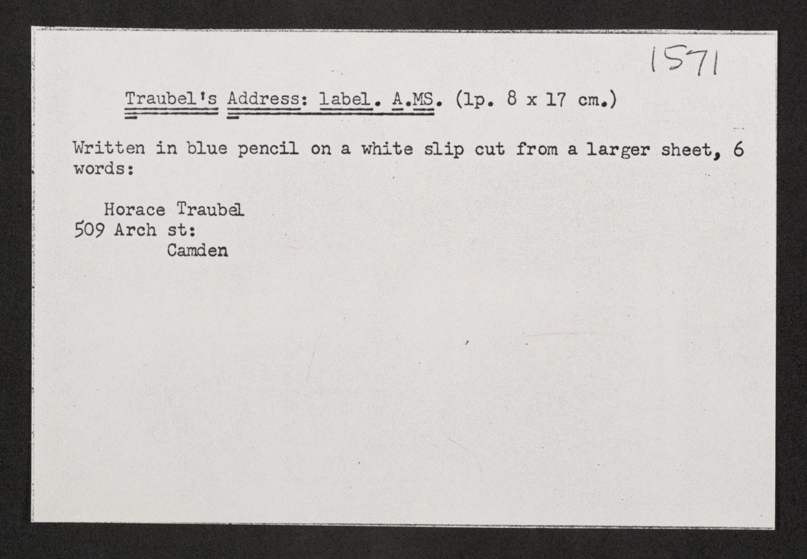 Scanned image of the current content page