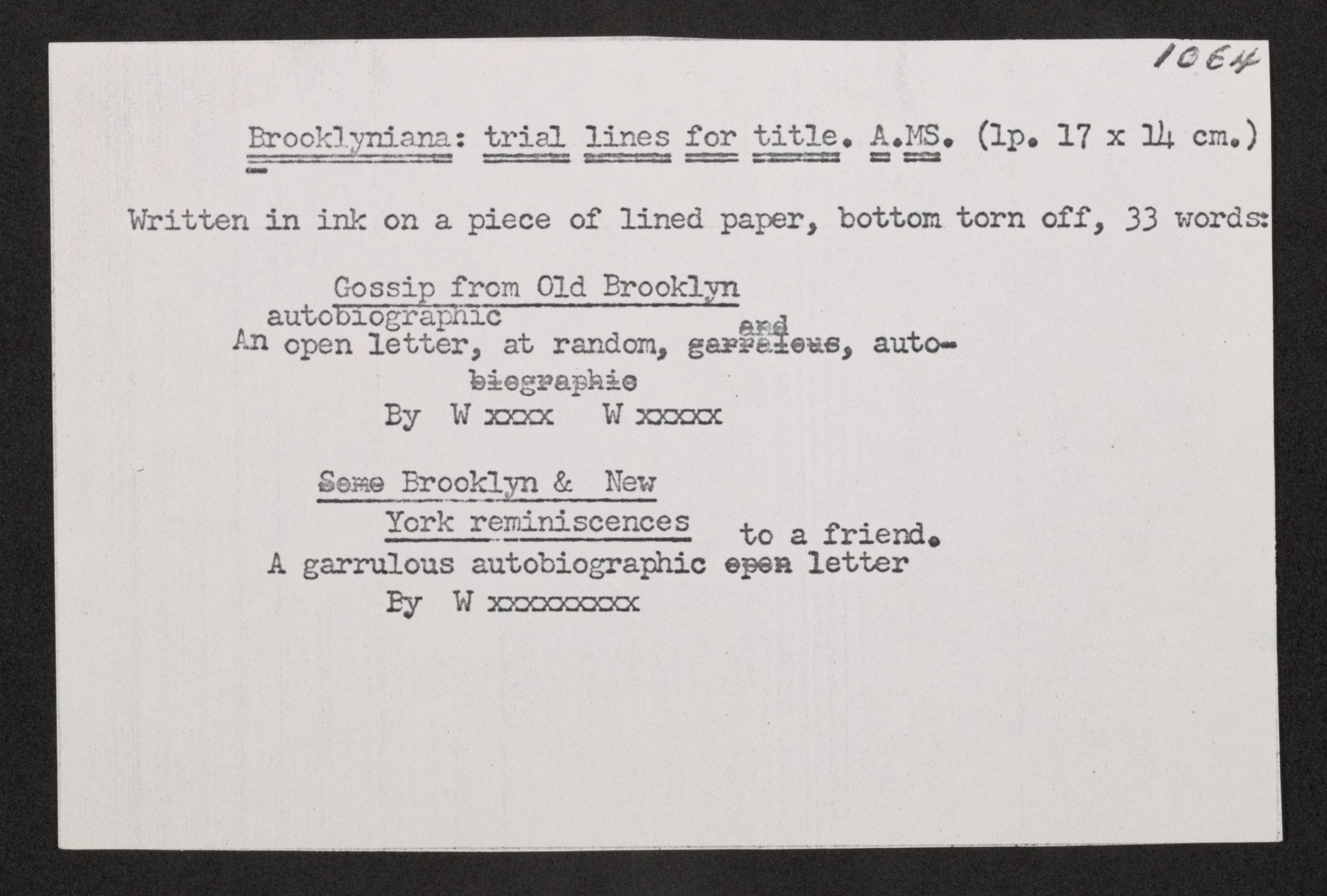 Scanned image of the current content page