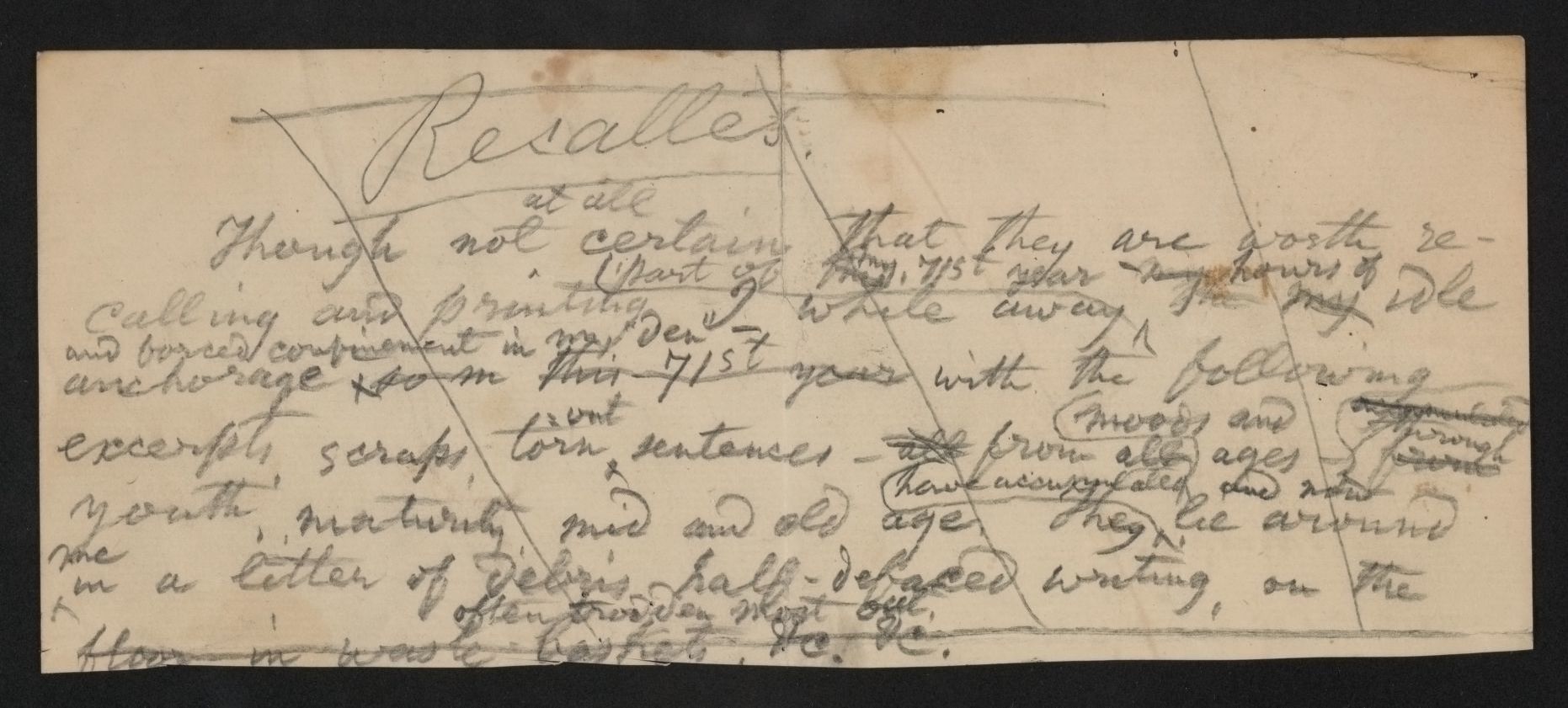 Scanned image of the current content page