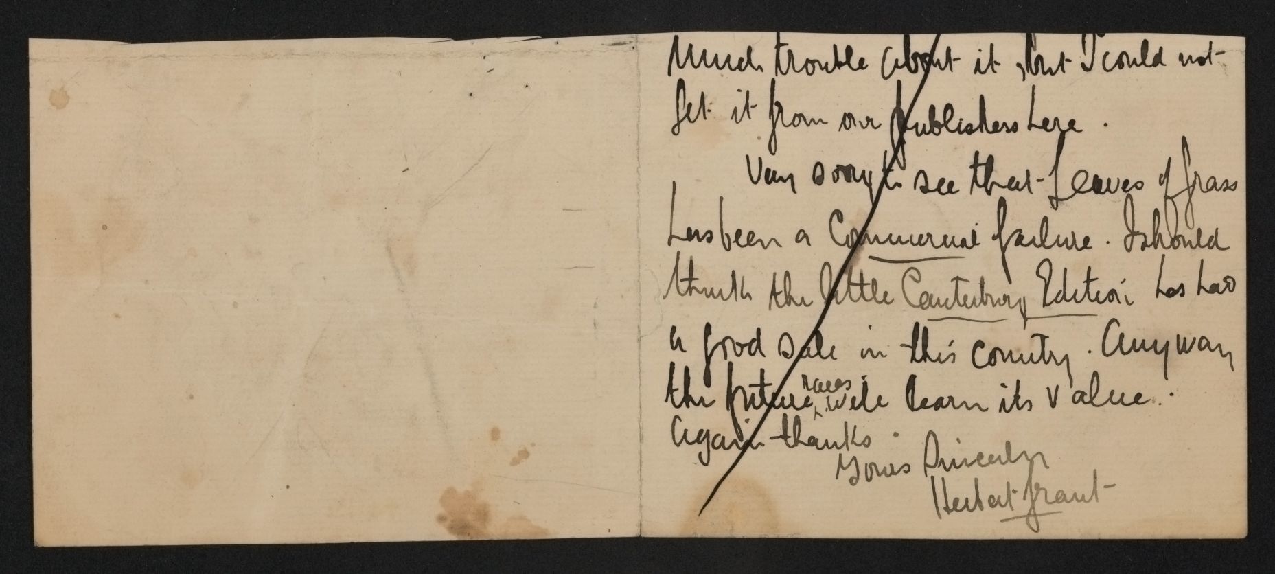 Scanned image of the current content page