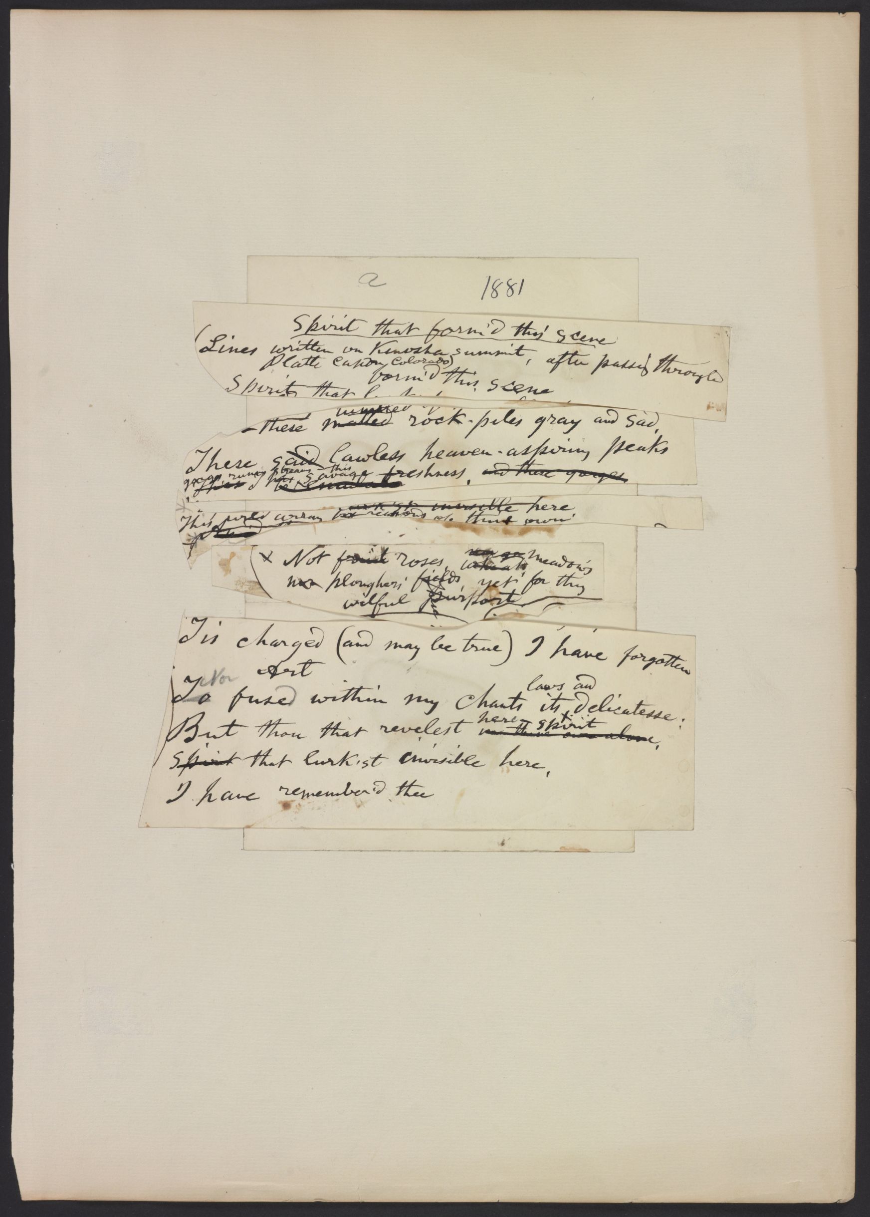Scanned image of the current content page