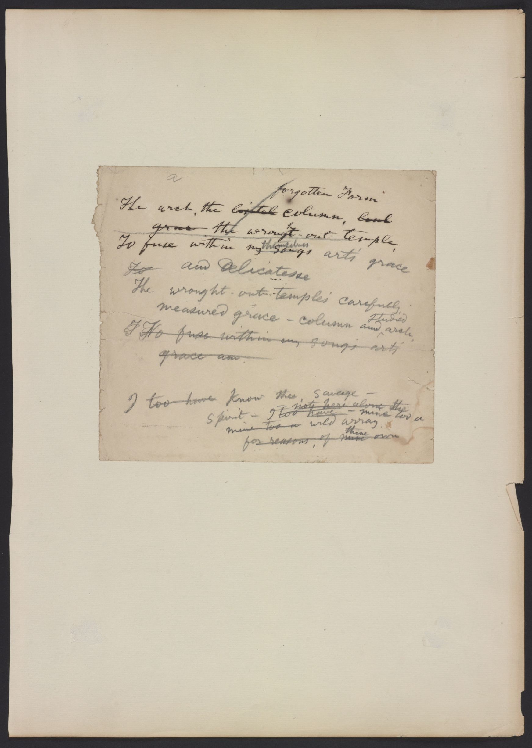 Scanned image of the current content page