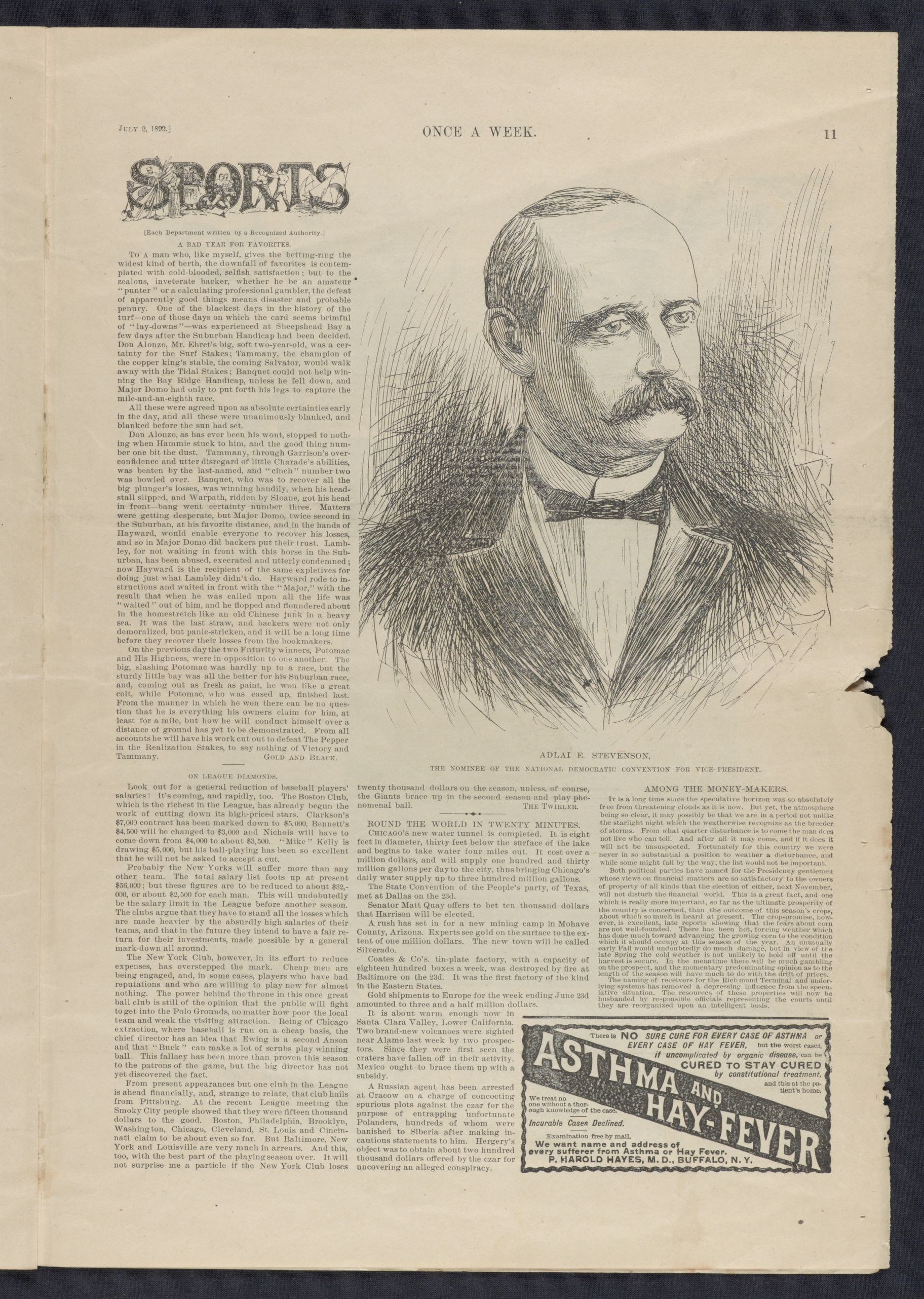 Scanned image of the current content page