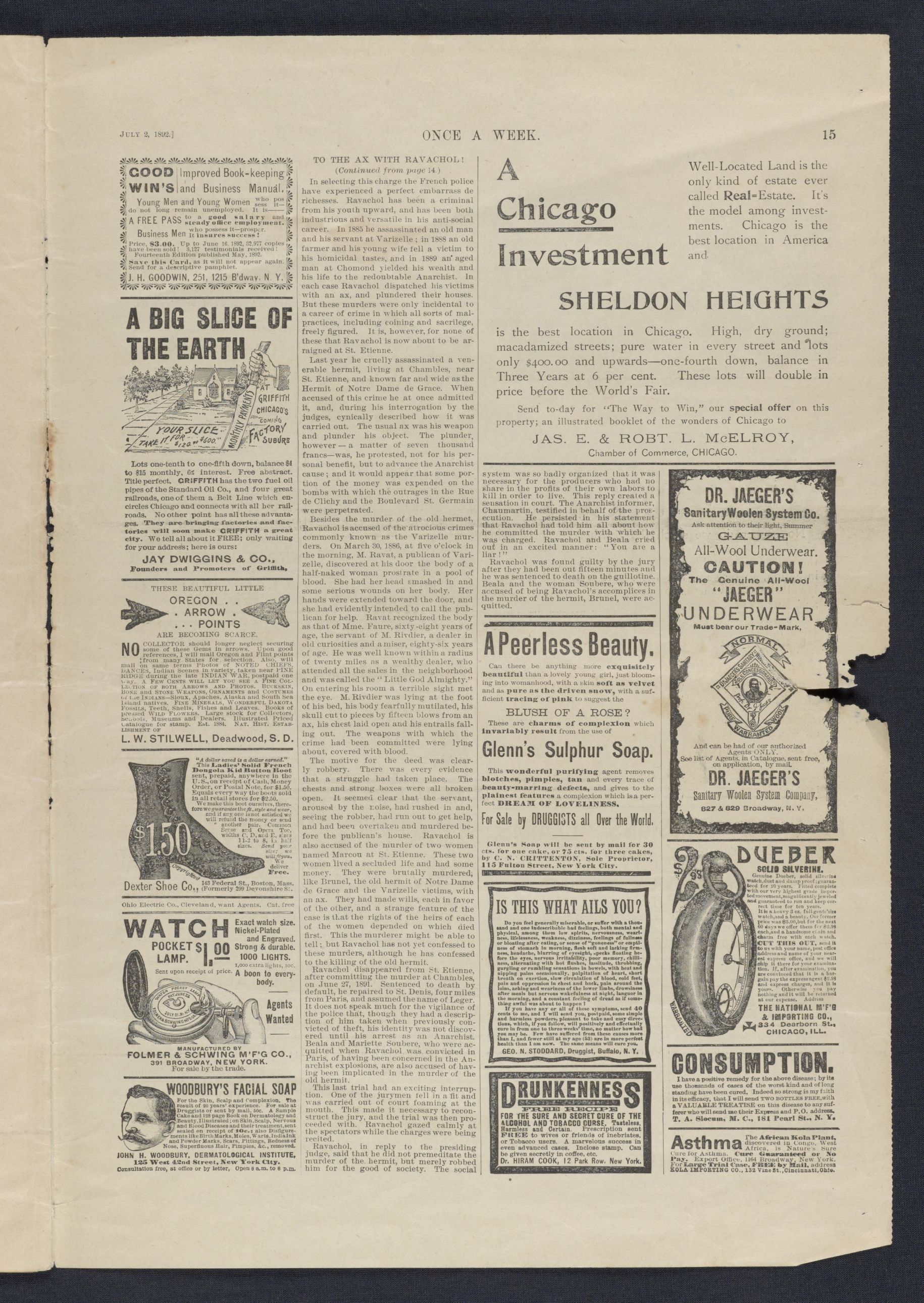 Scanned image of the current content page