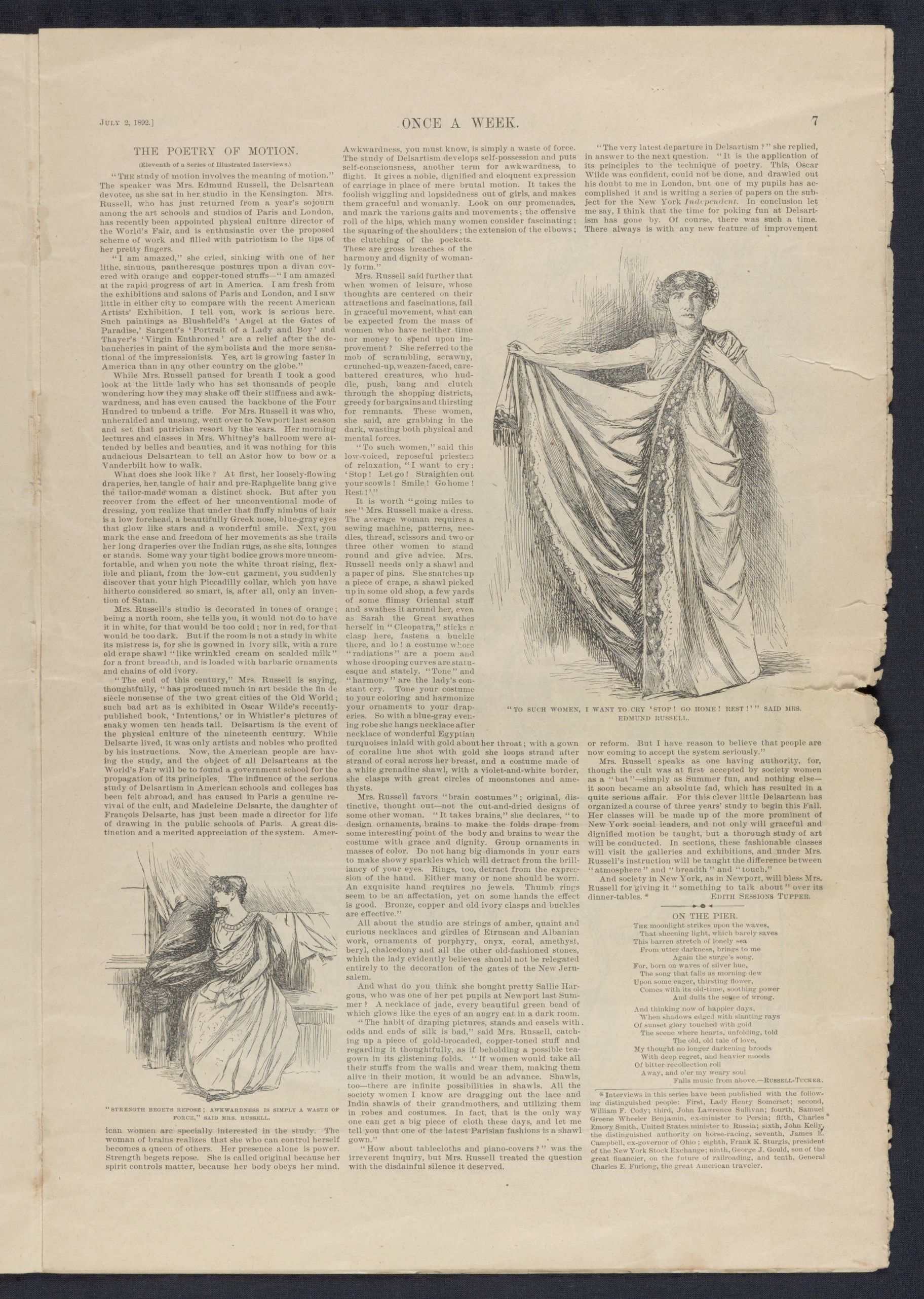 Scanned image of the current content page
