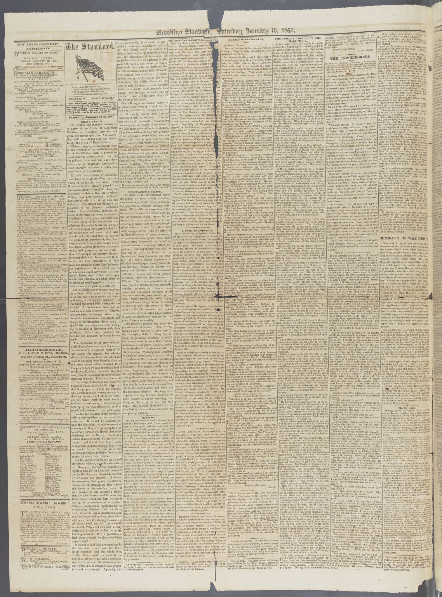 Scanned image of the current content page