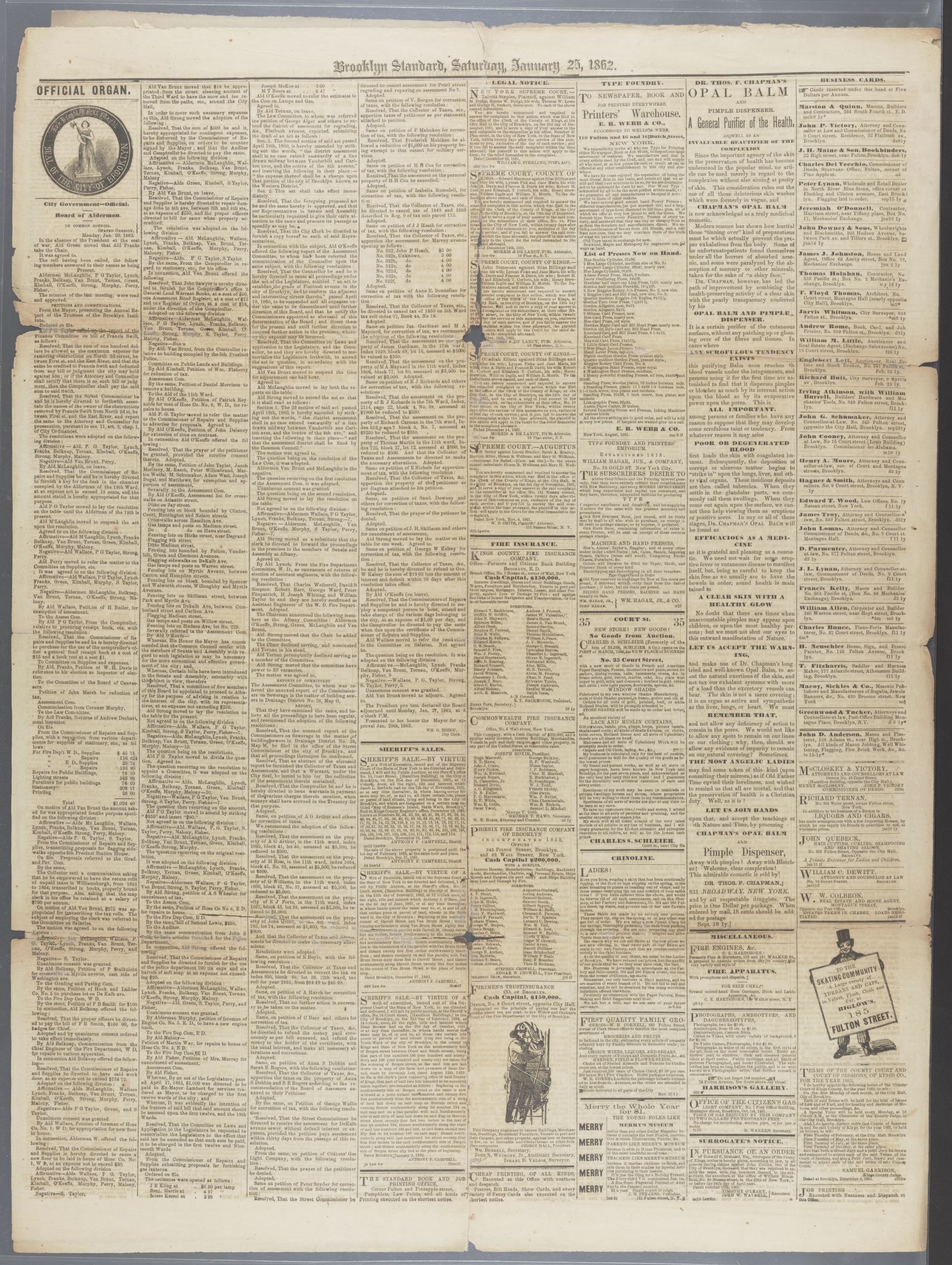 Scanned image of the current content page