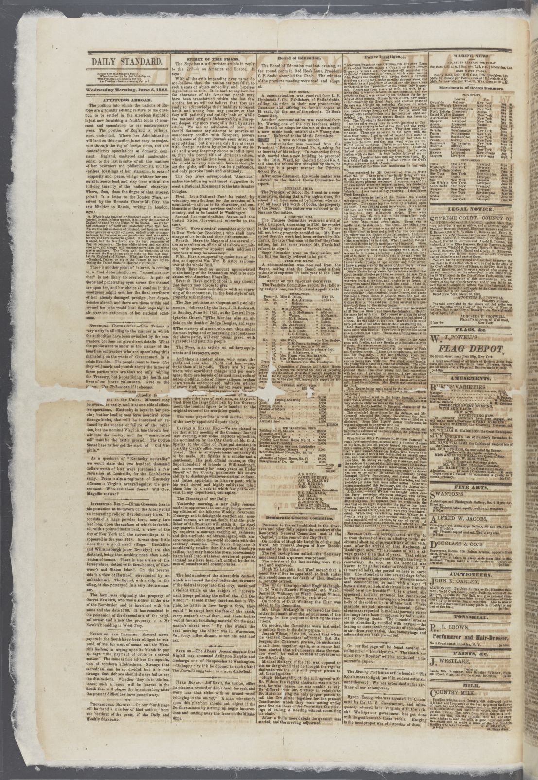 Scanned image of the current content page