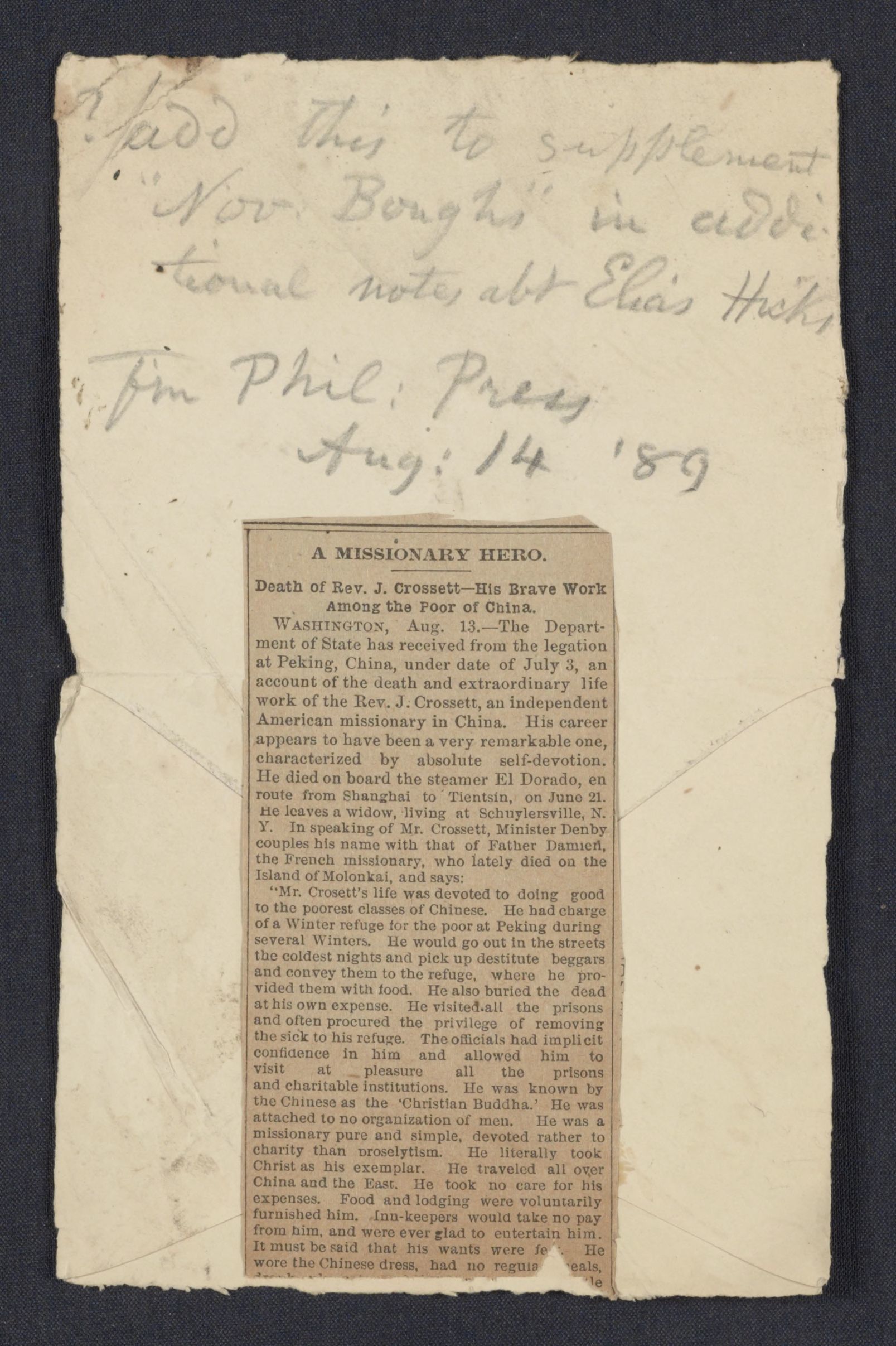 Scanned image of the current content page