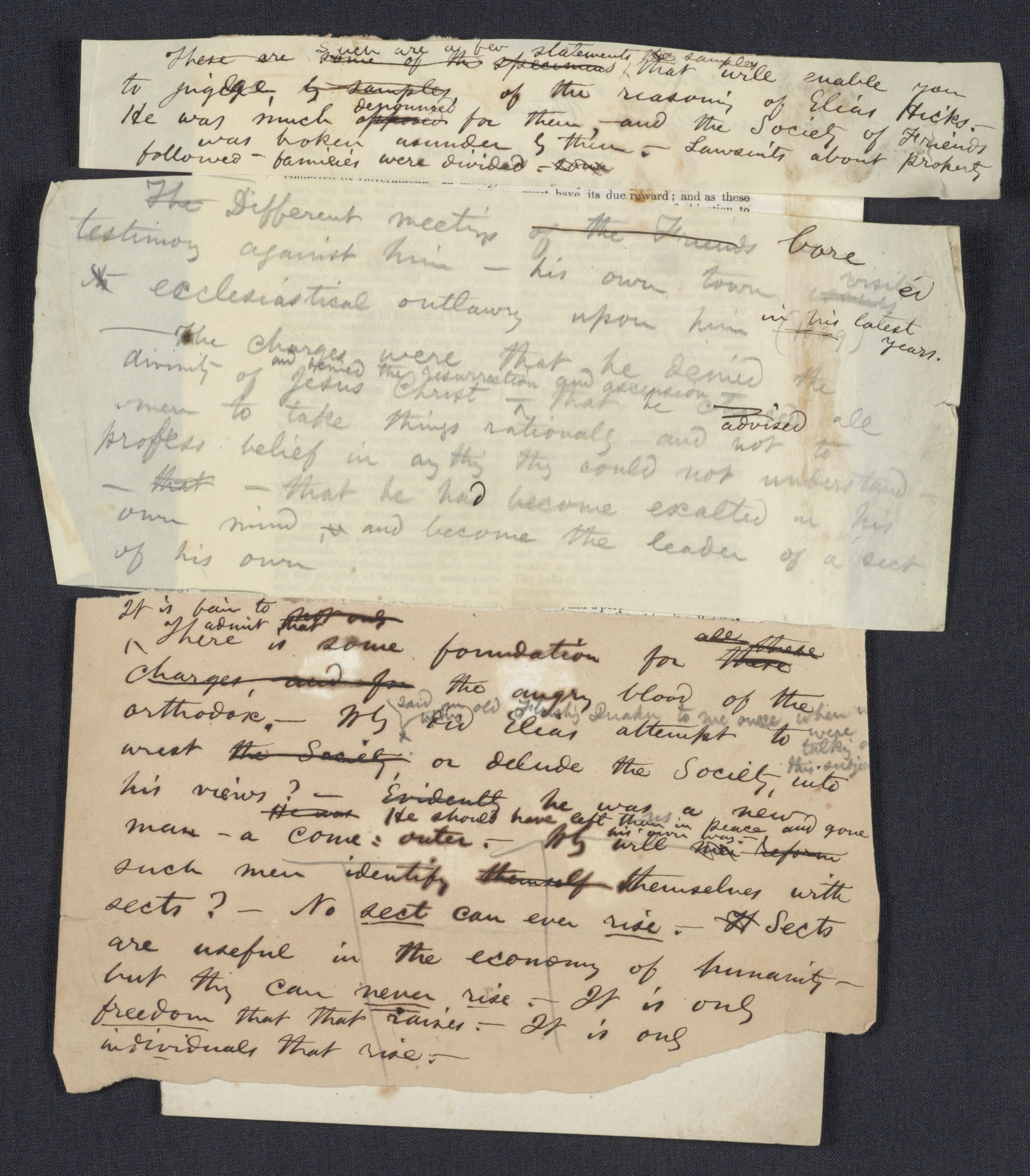 Scanned image of the current content page