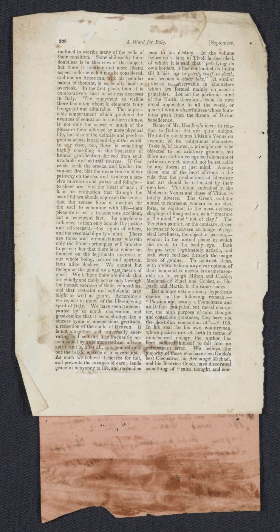 Scanned image of the current content page