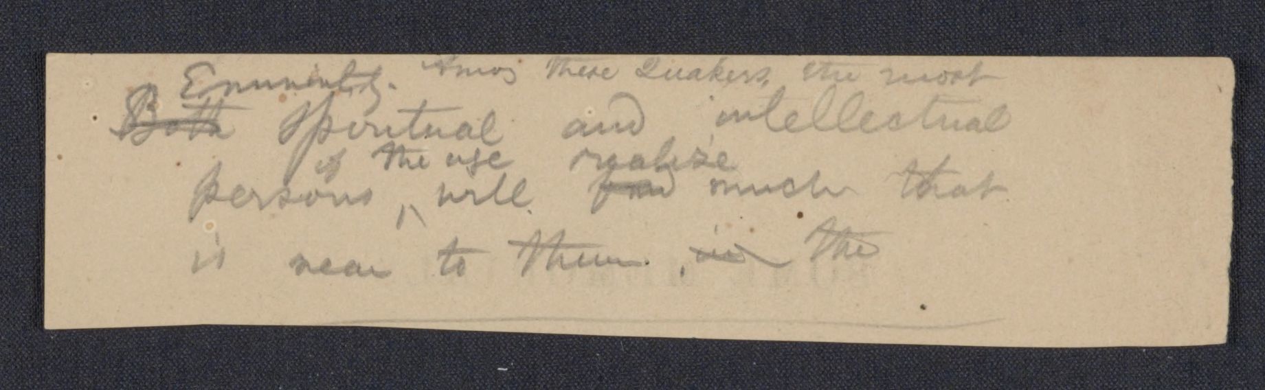 Scanned image of the current content page