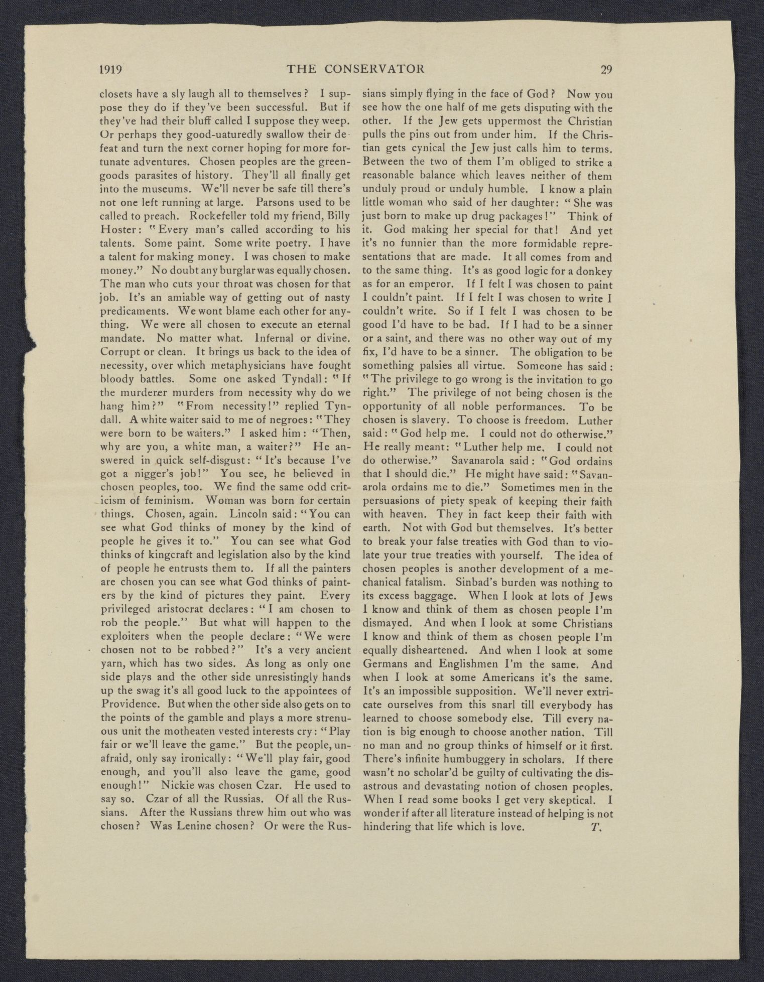 Scanned image of the current content page