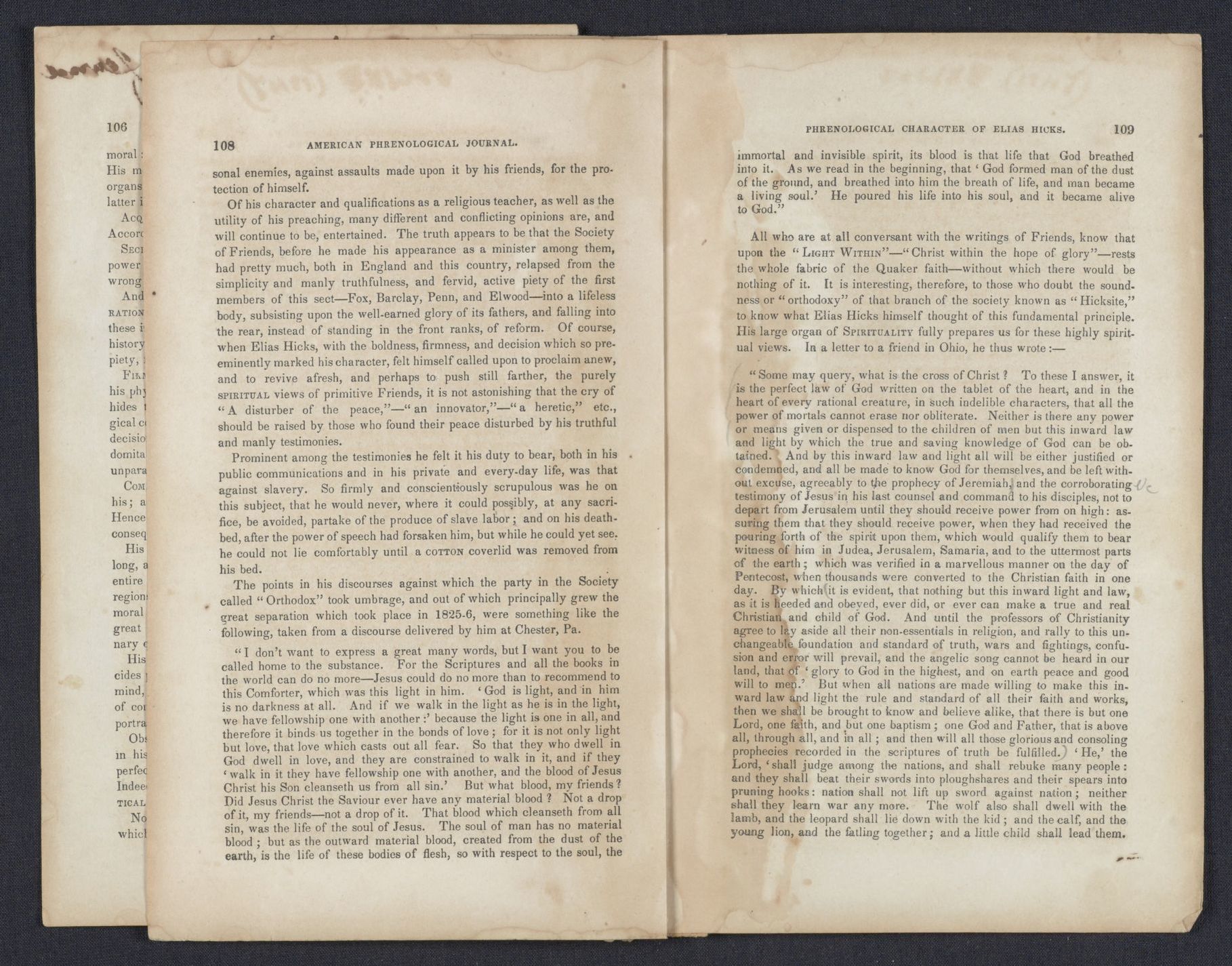 Scanned image of the current content page