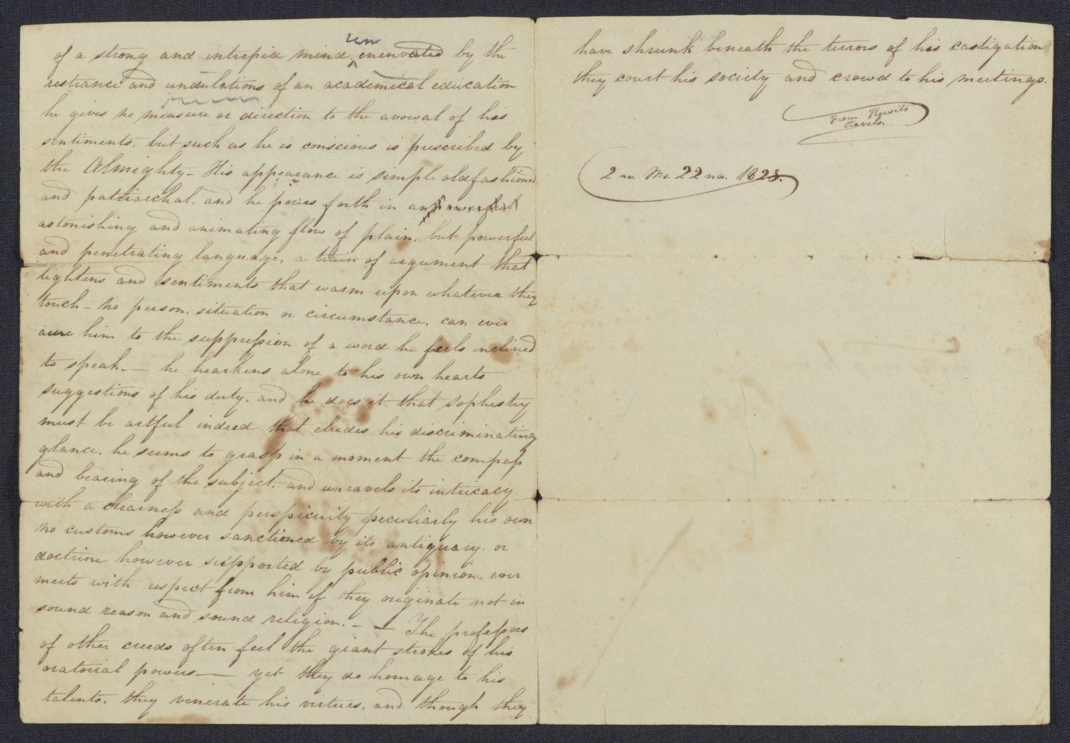 Scanned image of the current content page