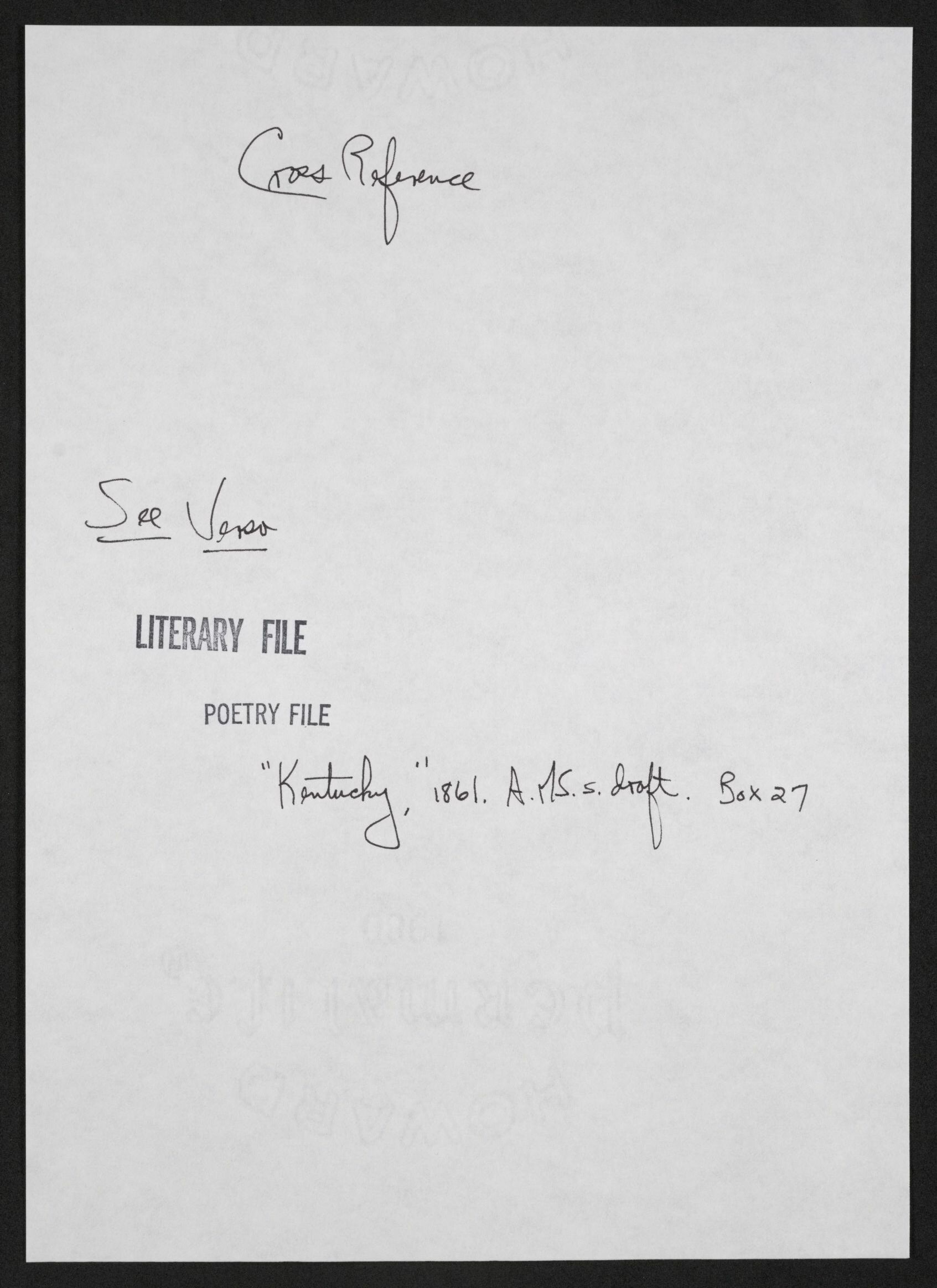 Scanned image of the current content page