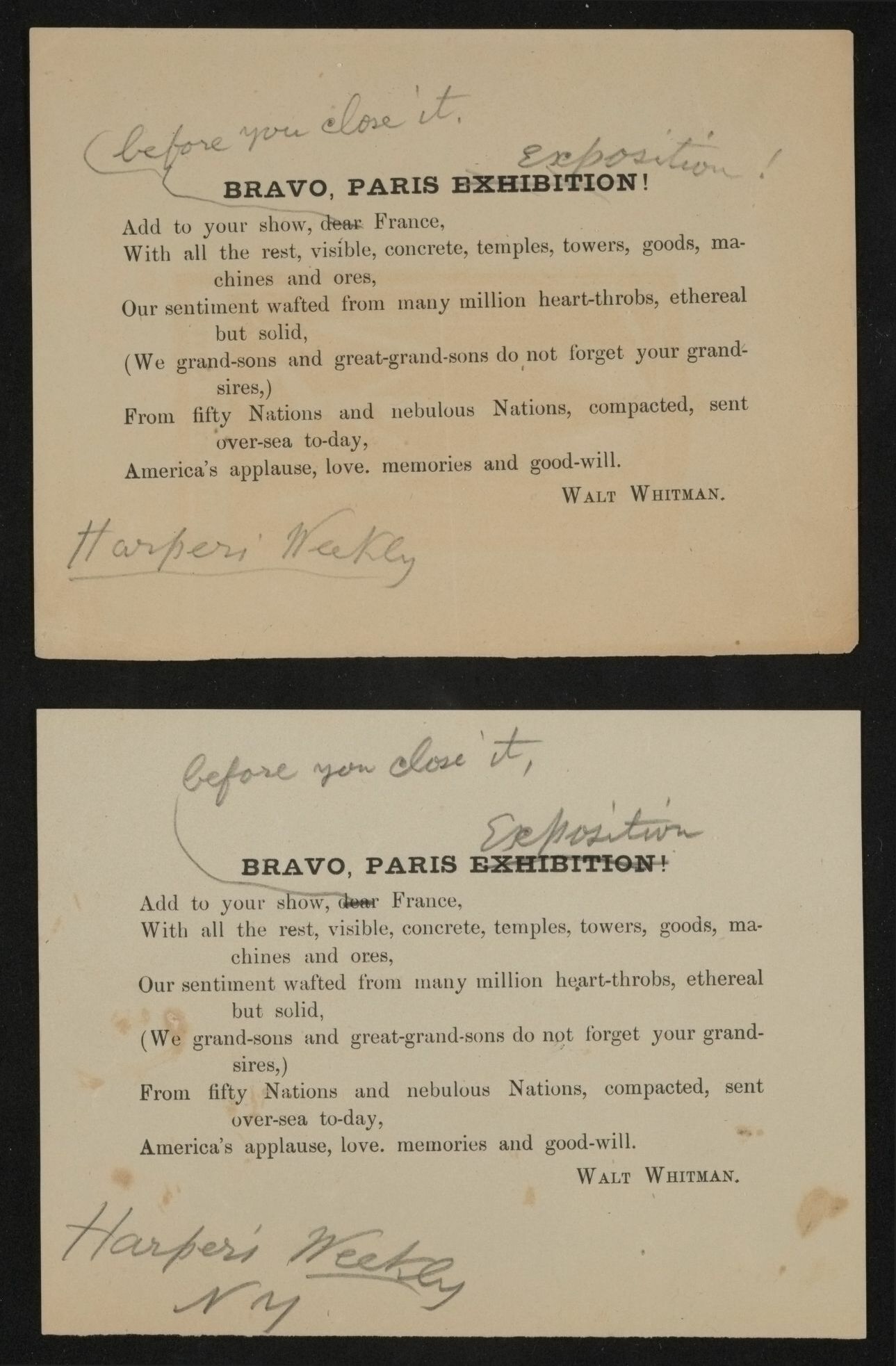 Scanned image of the current content page