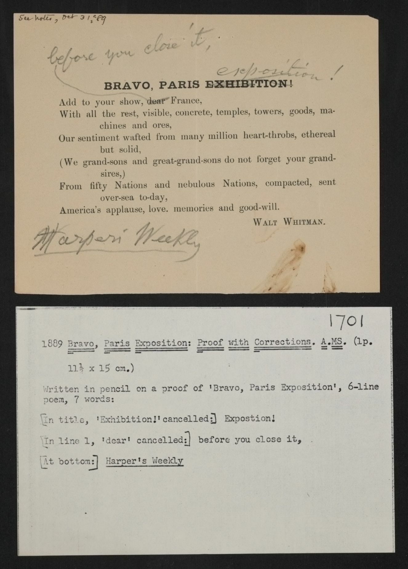 Scanned image of the current content page