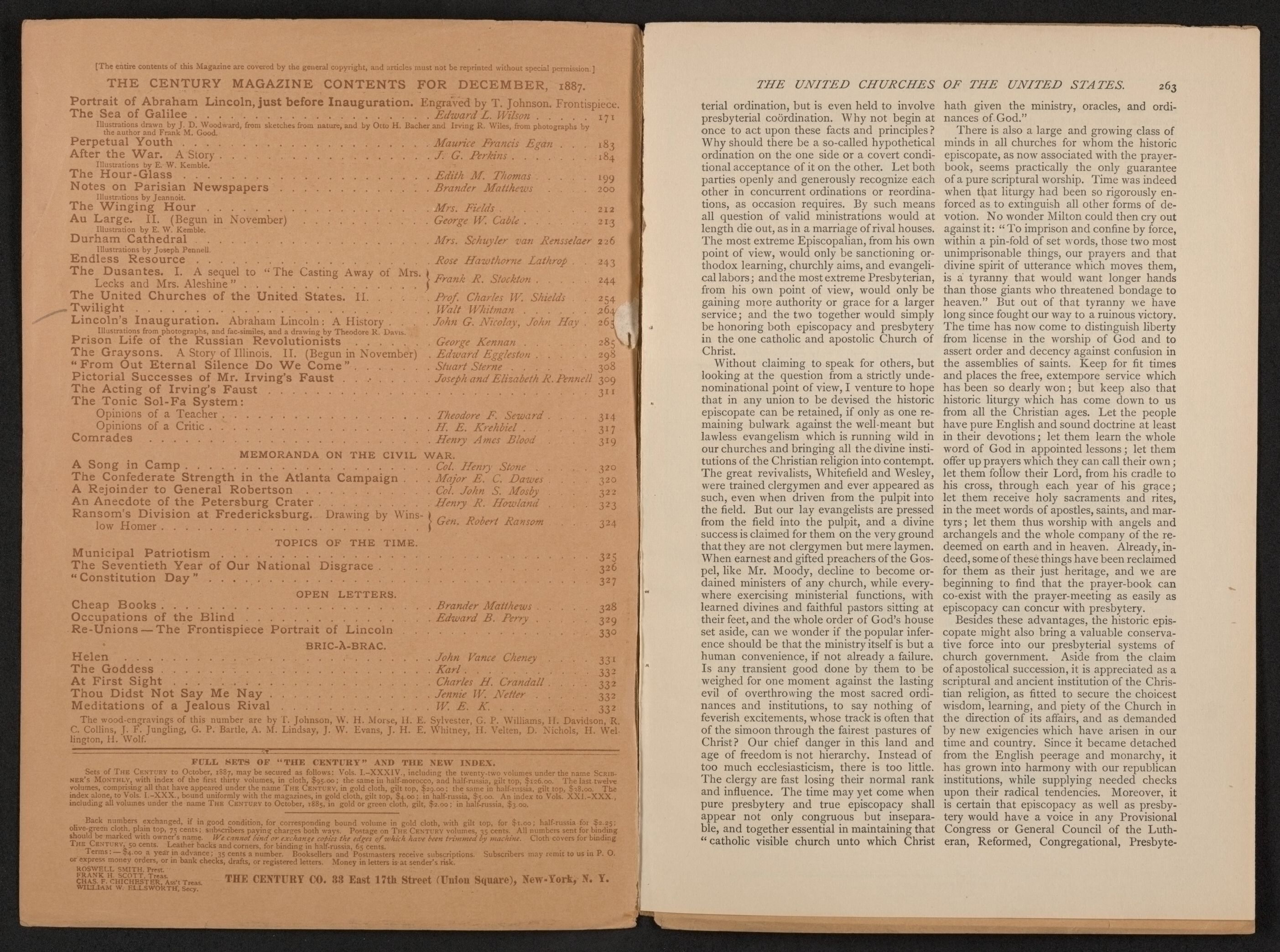 Scanned image of the current content page