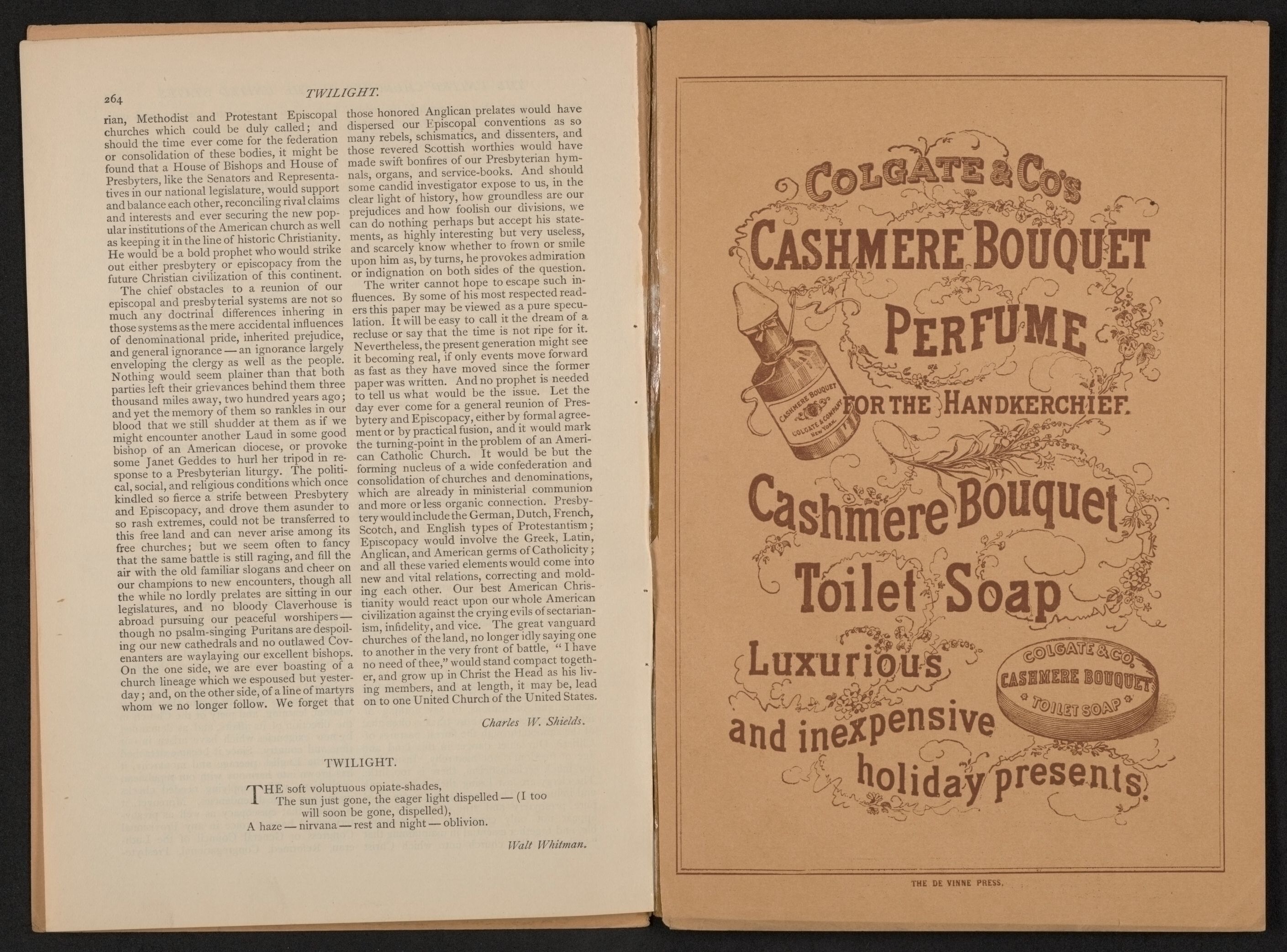 Scanned image of the current content page