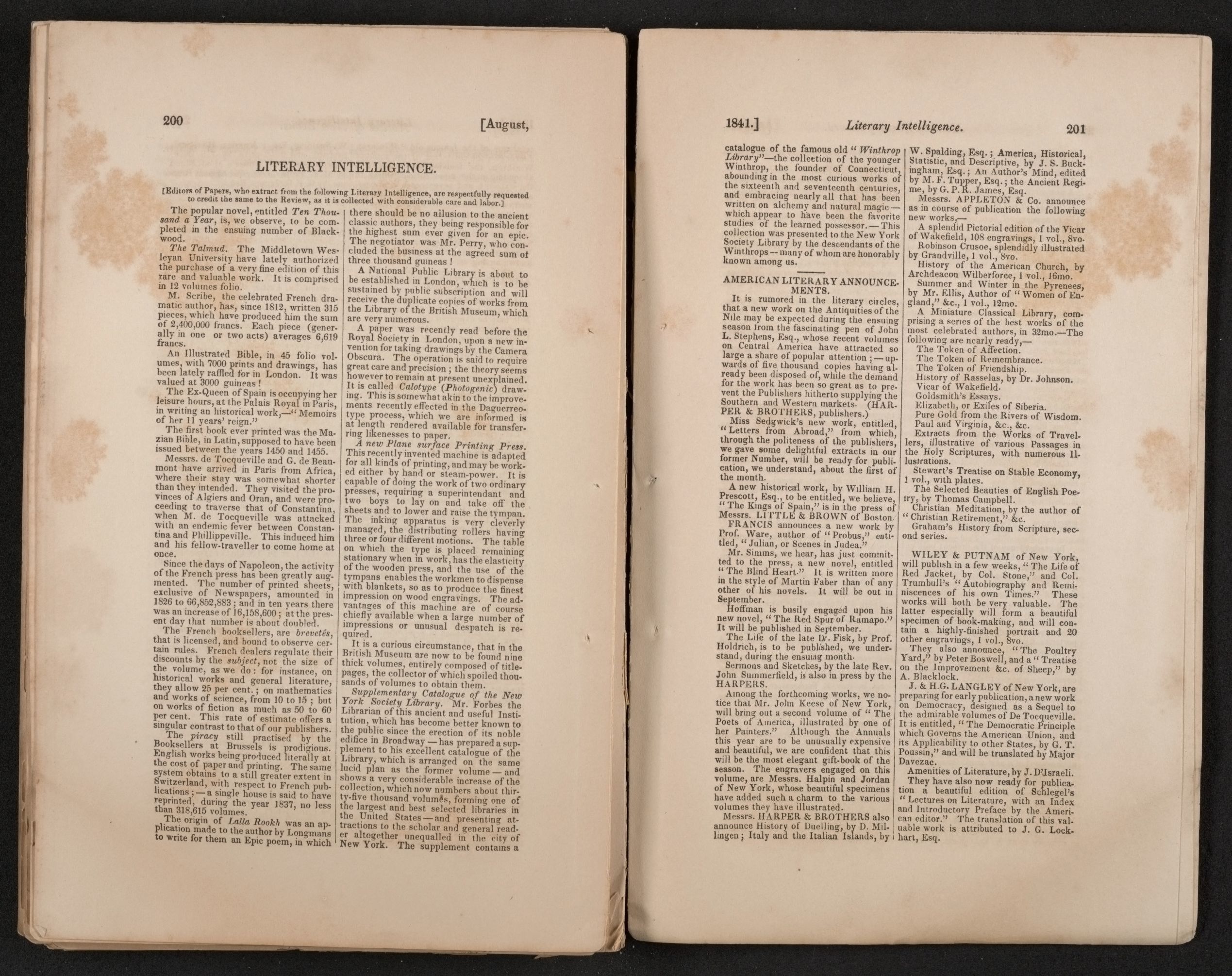 Scanned image of the current content page