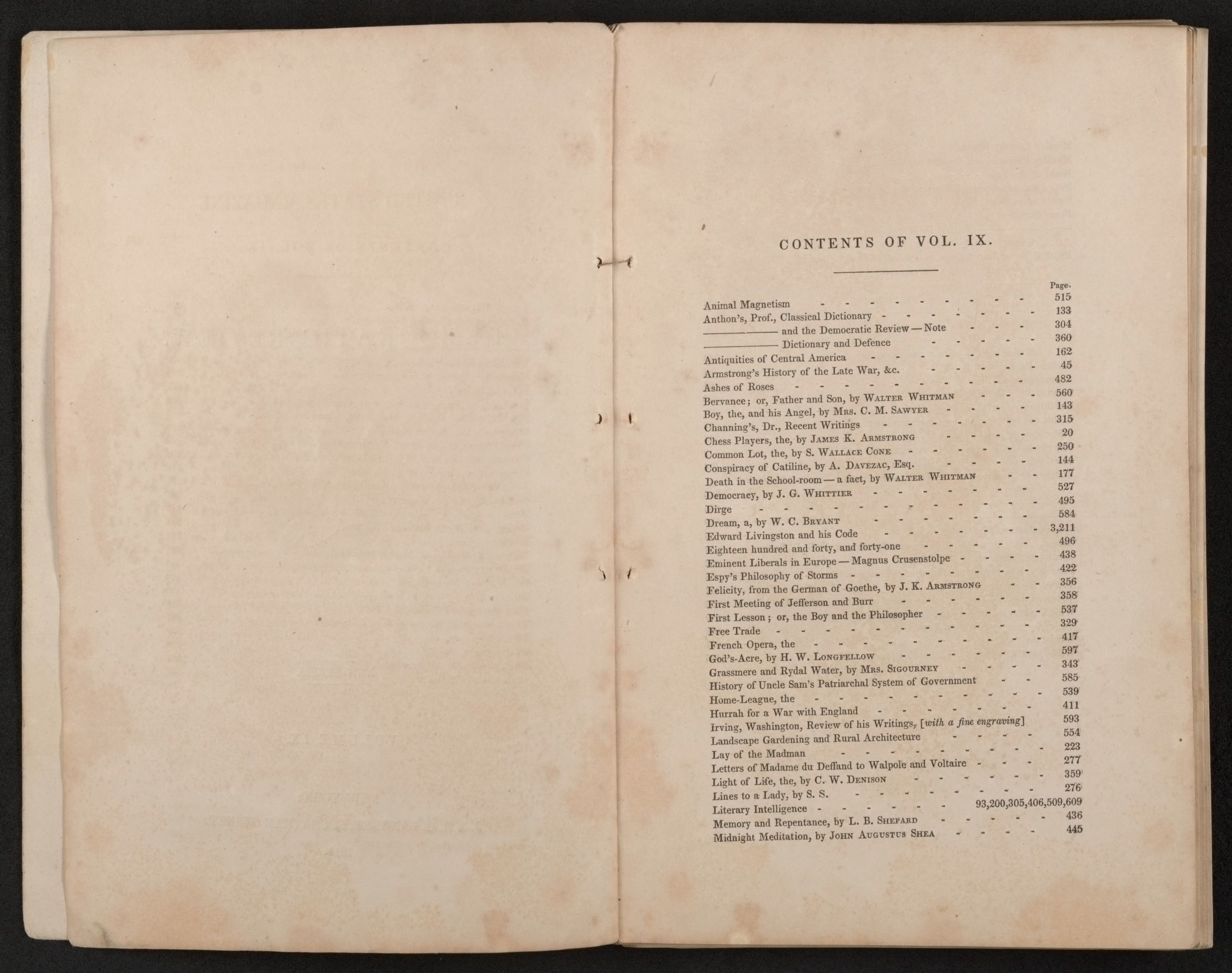 Scanned image of the current content page