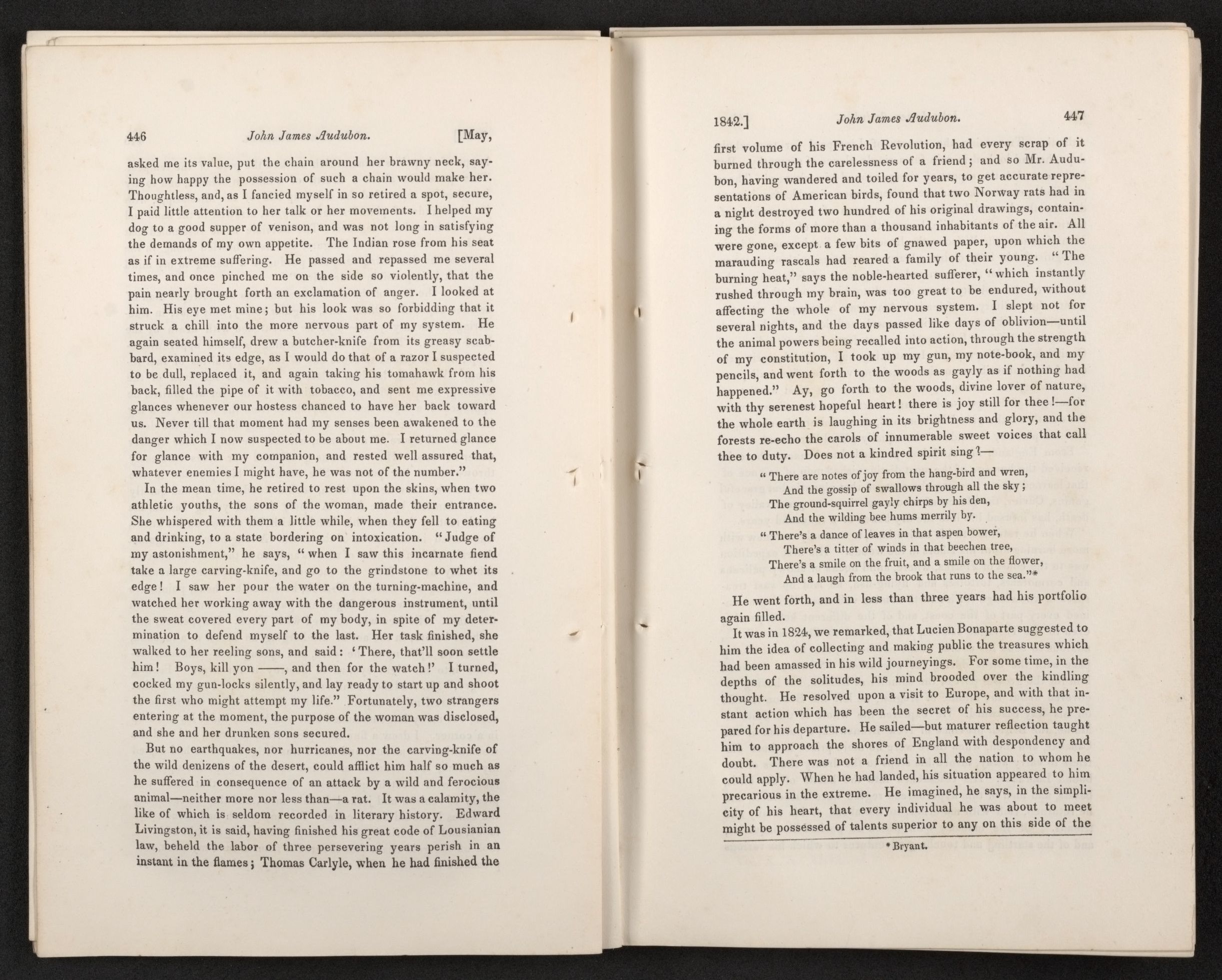 Scanned image of the current content page
