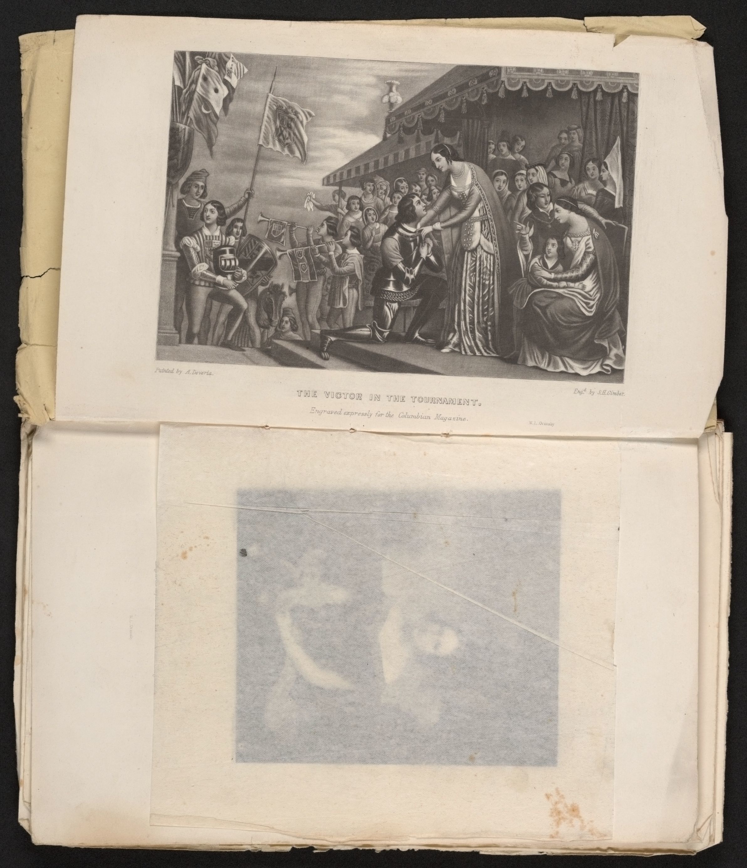 Scanned image of the current content page