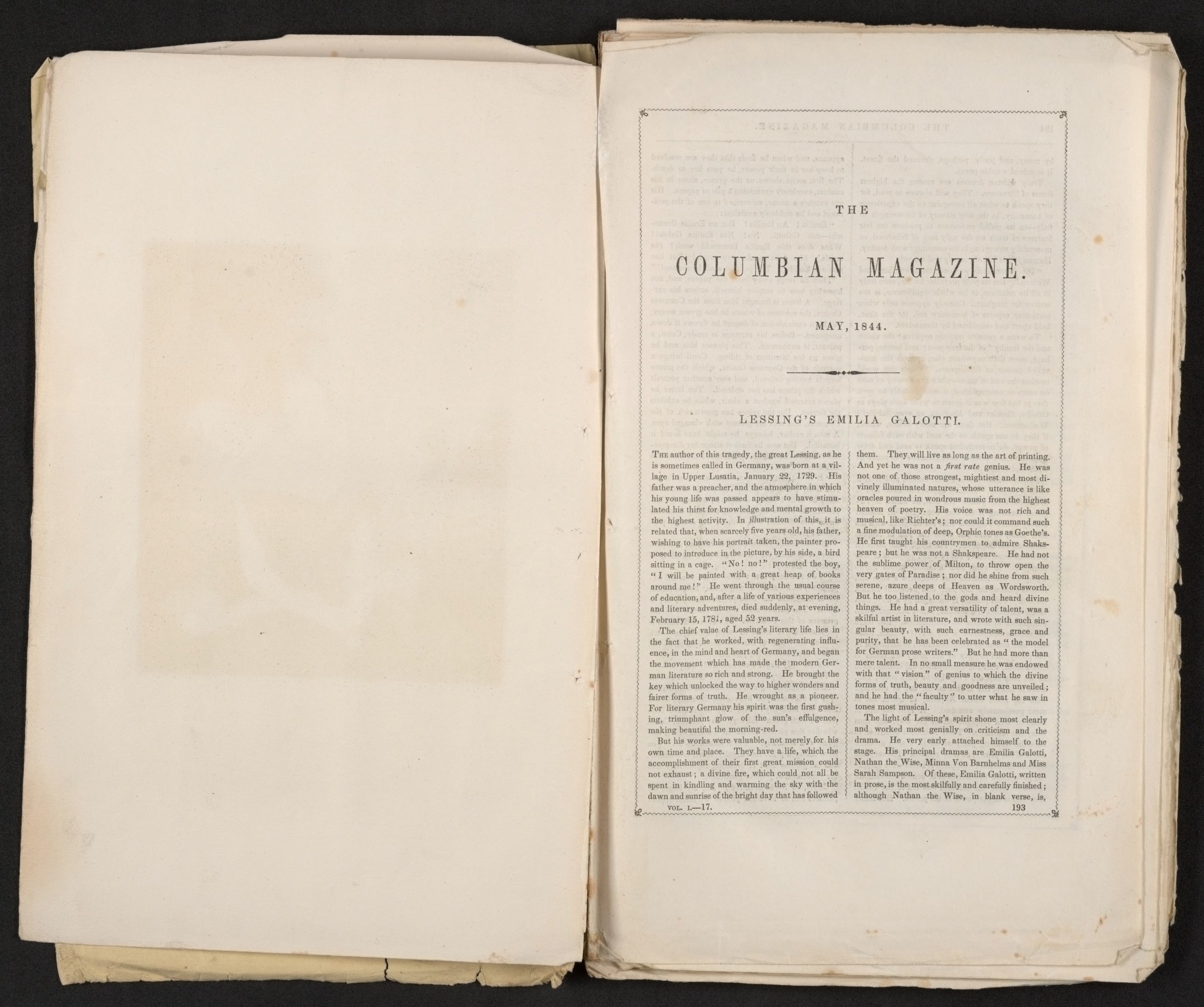 Scanned image of the current content page