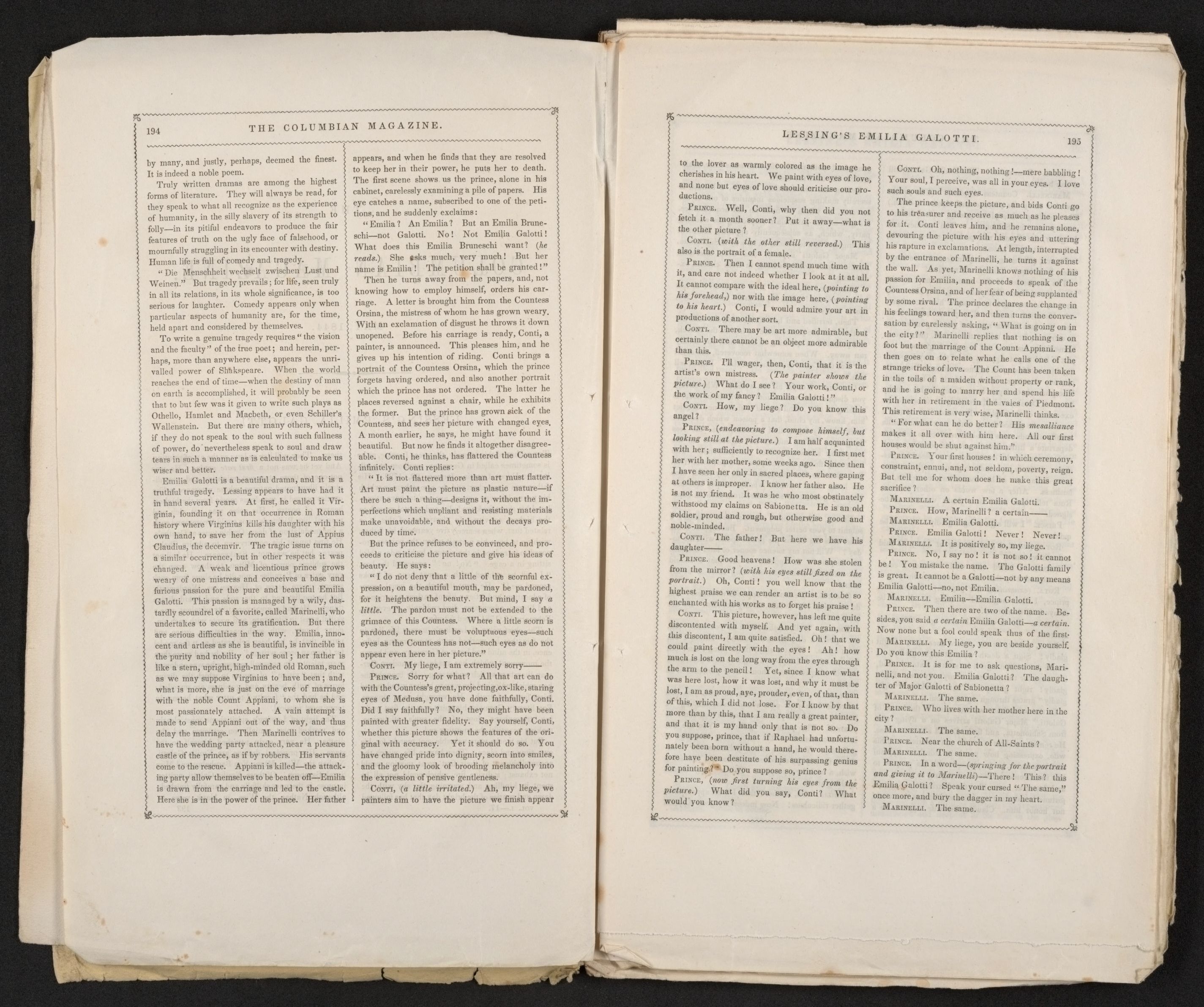 Scanned image of the current content page
