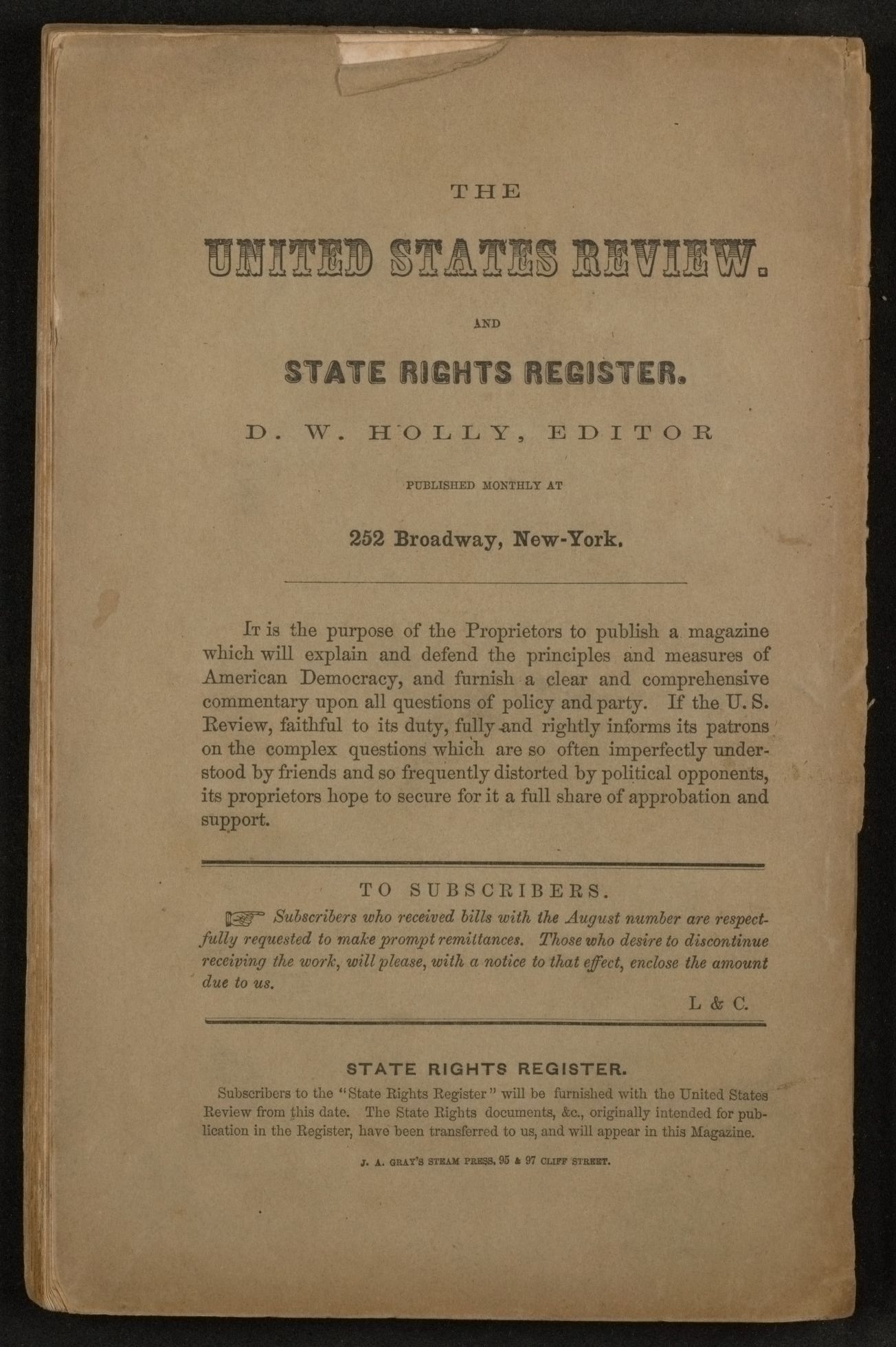 Scanned image of the current content page