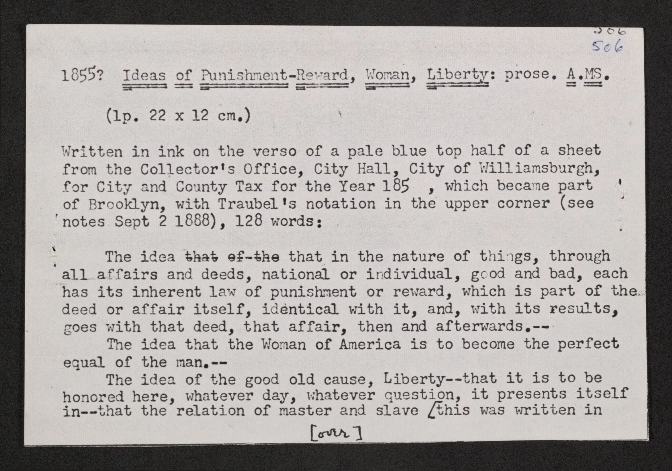 Scanned image of the current content page