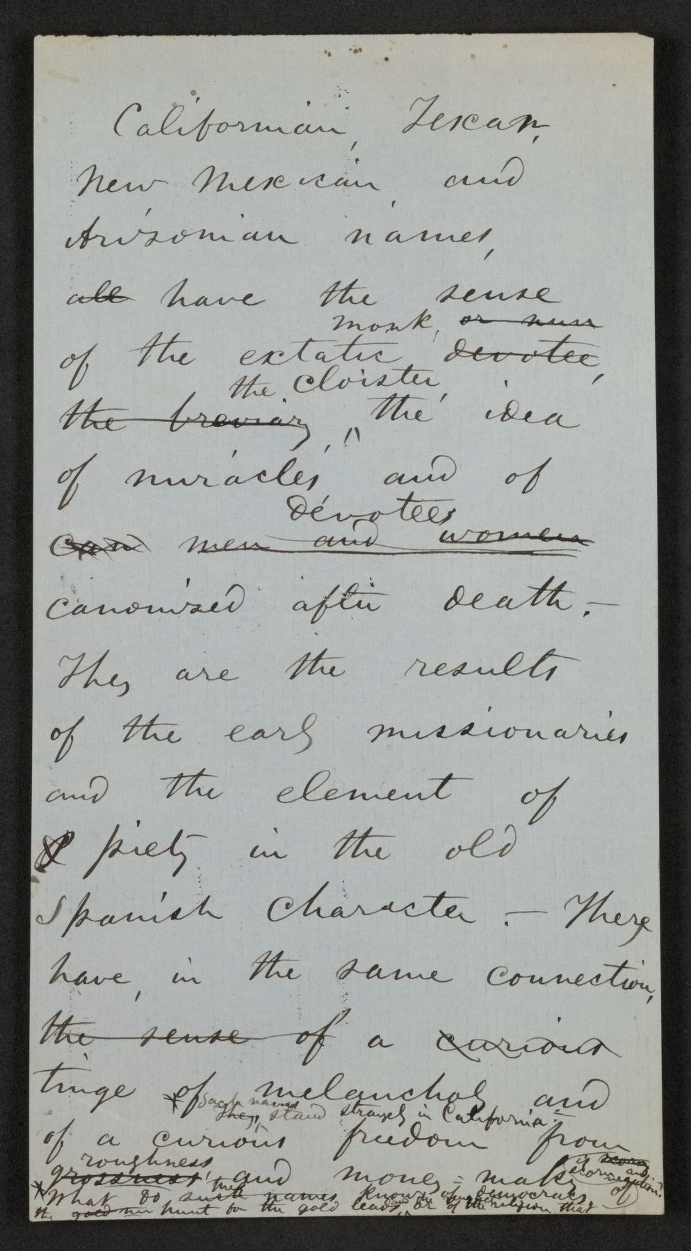 Scanned image of the current content page