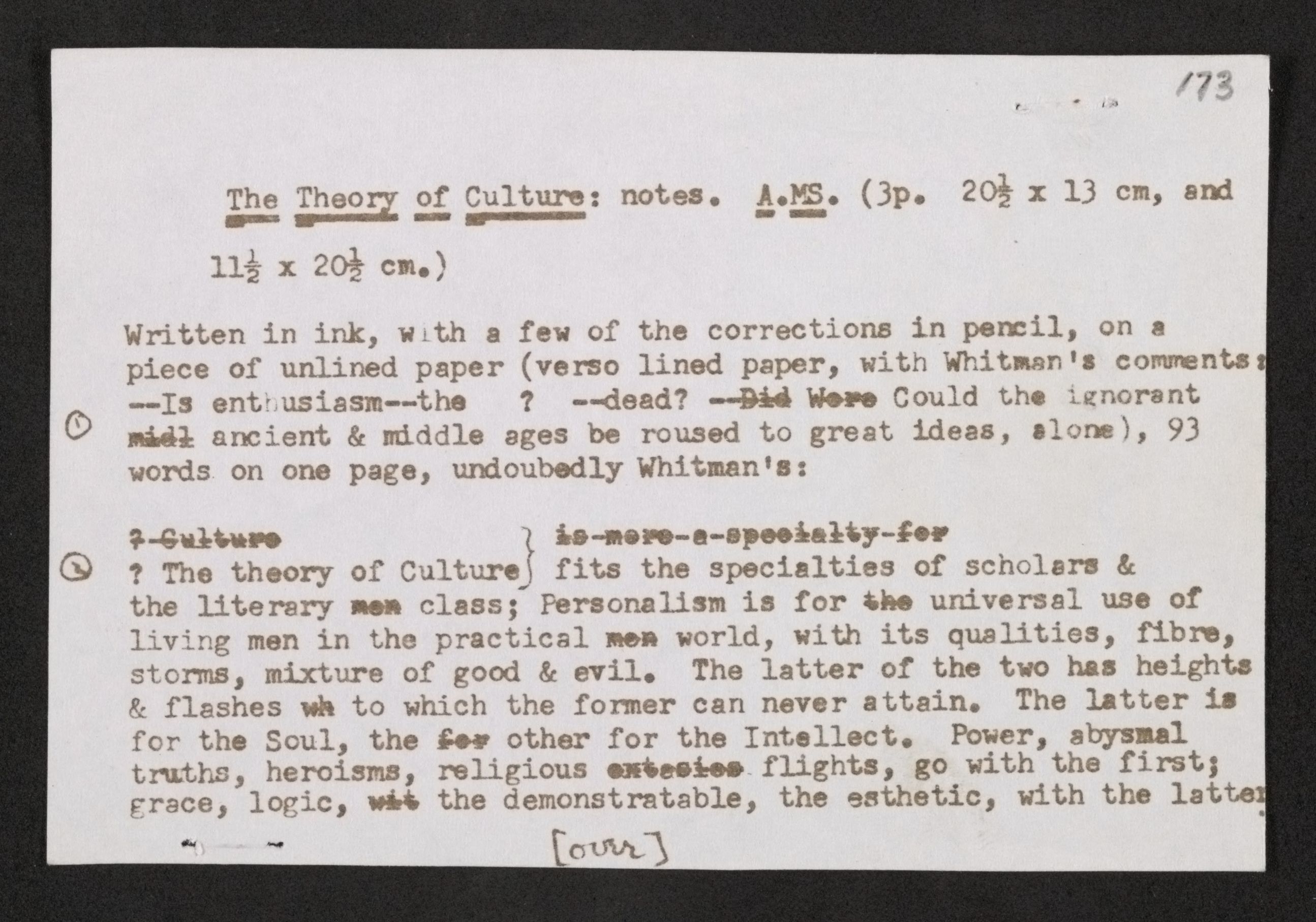 Scanned image of the current content page
