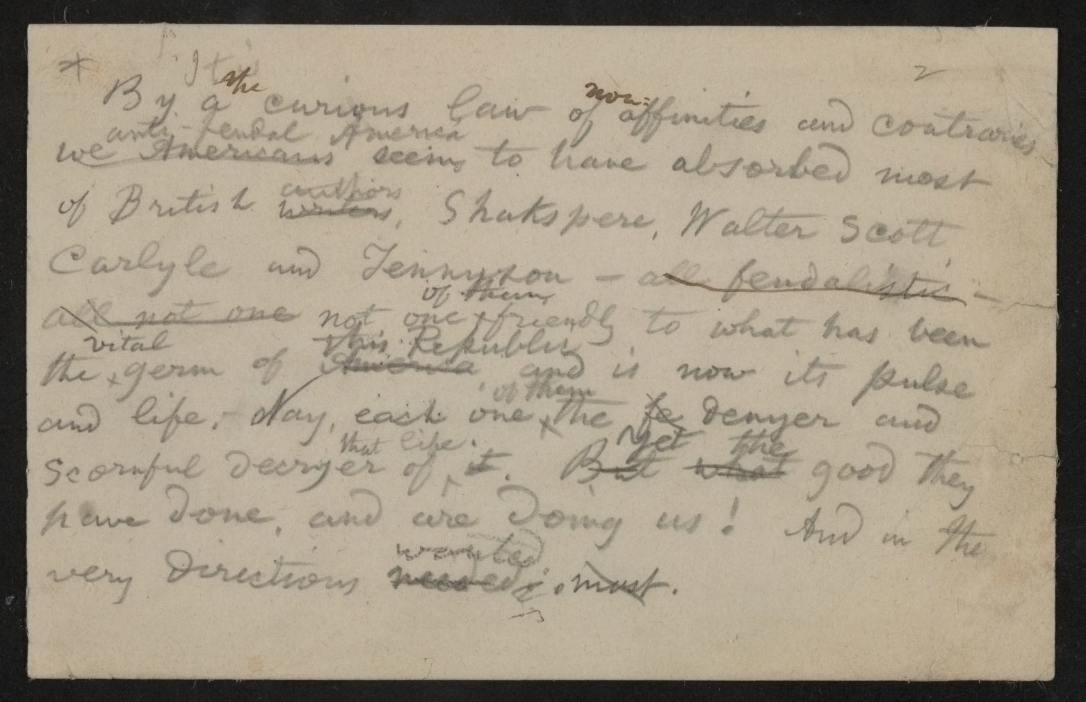 Scanned image of the current content page