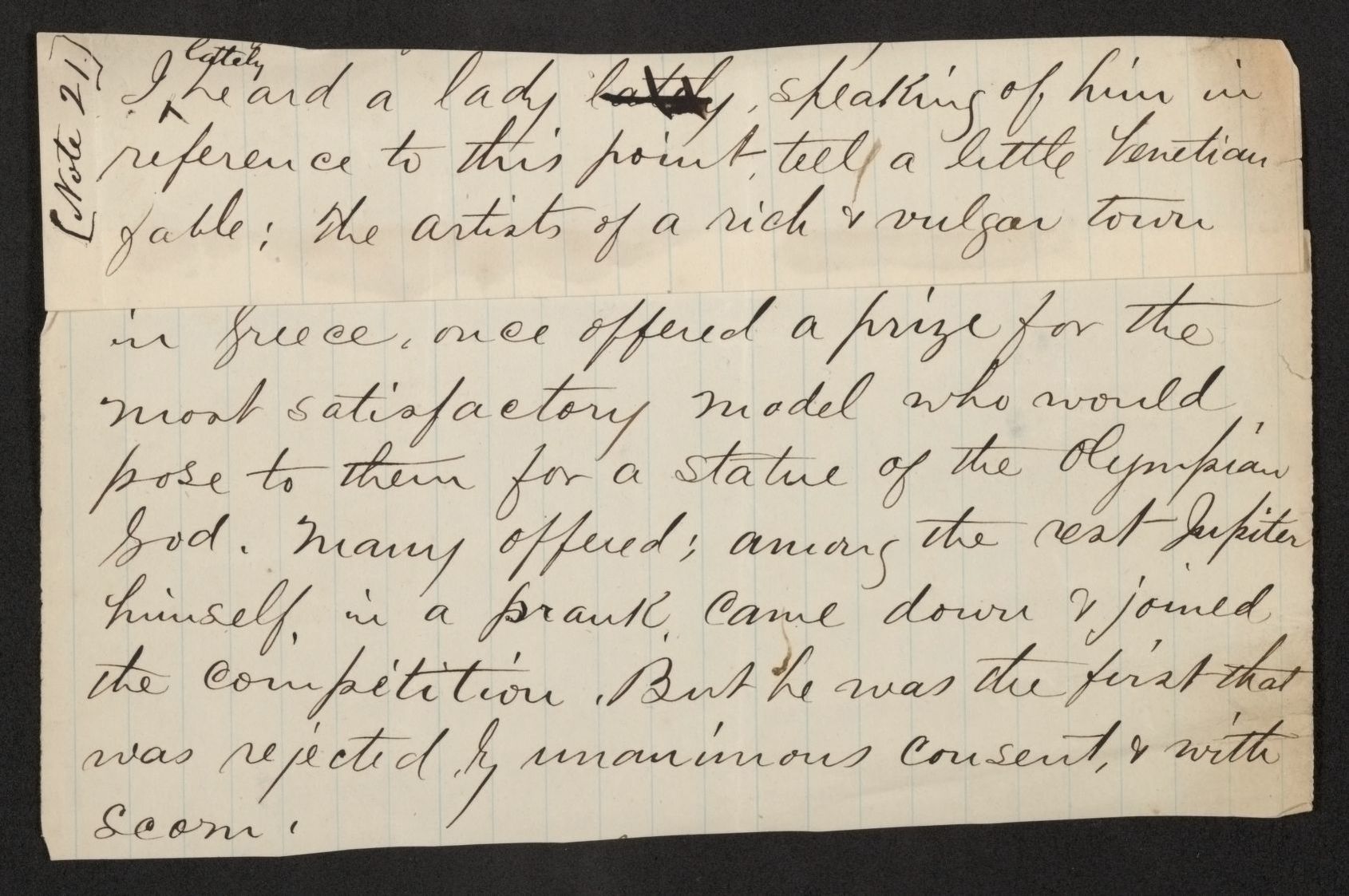 Scanned image of the current content page