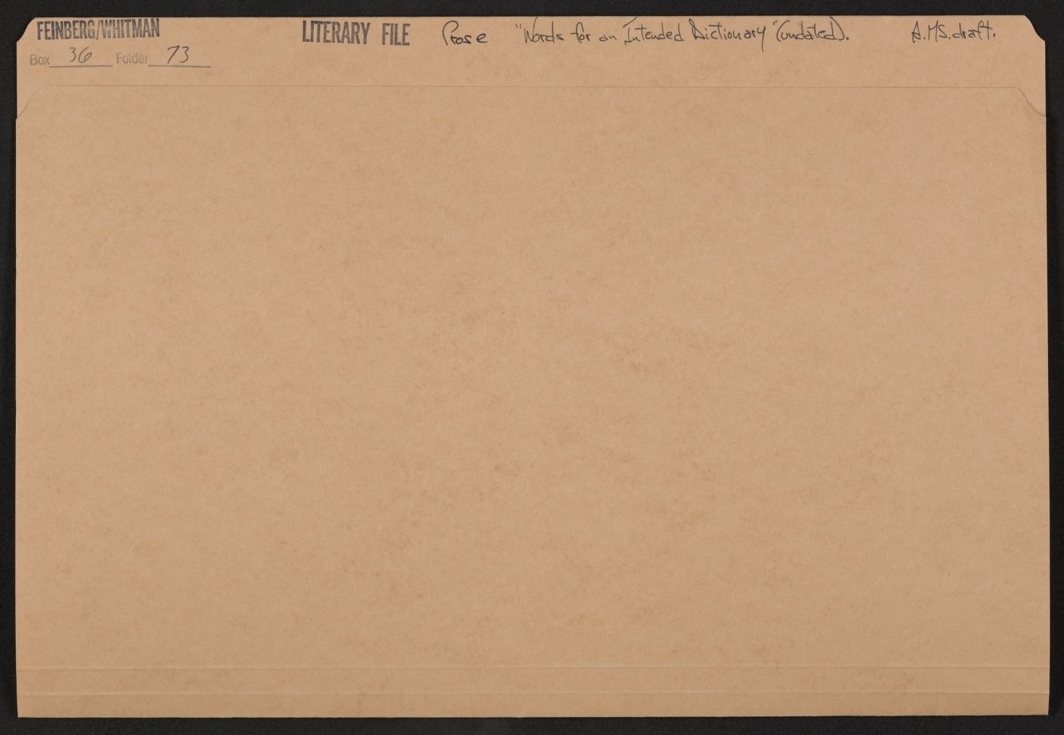Scanned image of the current content page